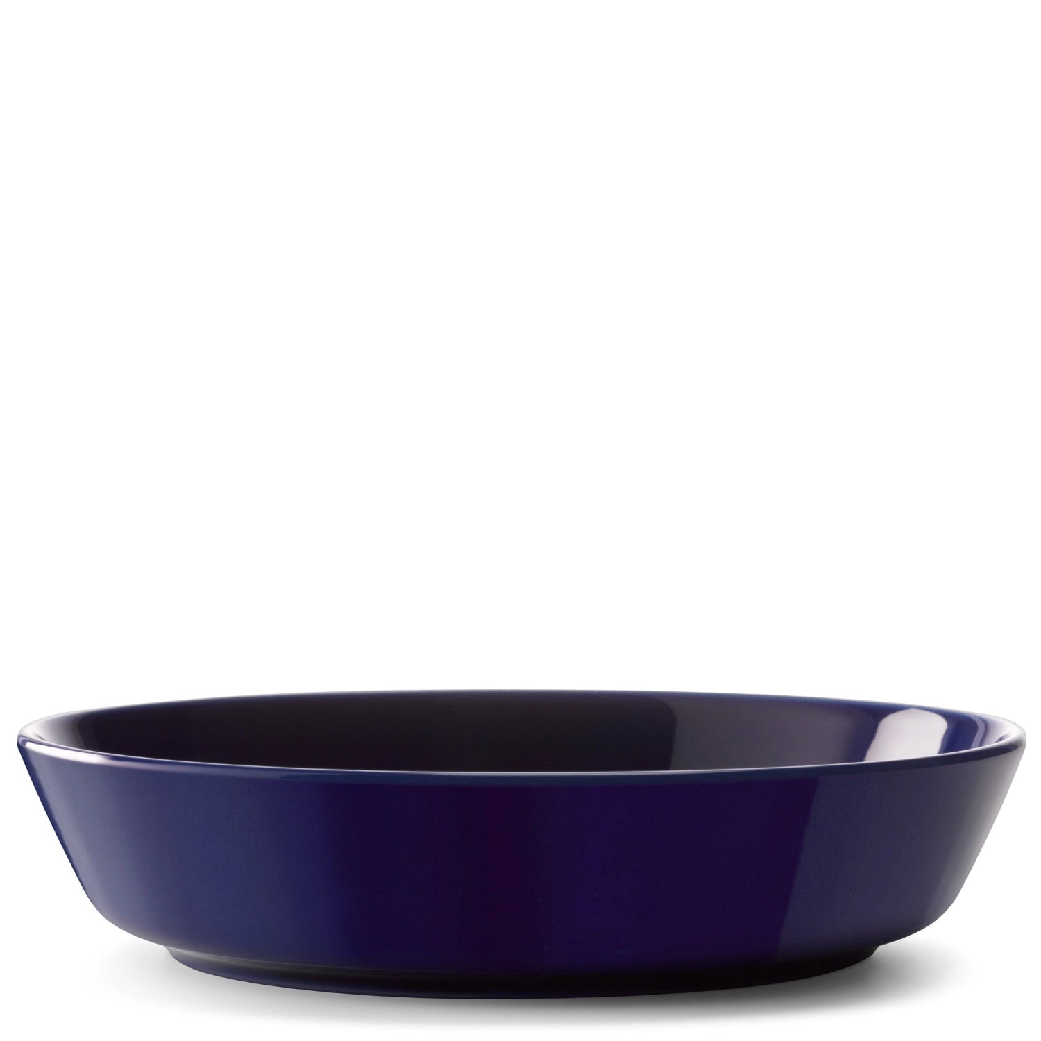 Elegantes 2er Set tiefen Teller in strahlendem Cobalt-Blau, 20 cm Durchmesser, ideal für ansprechende Tischdekoration und festliche Anlässe.