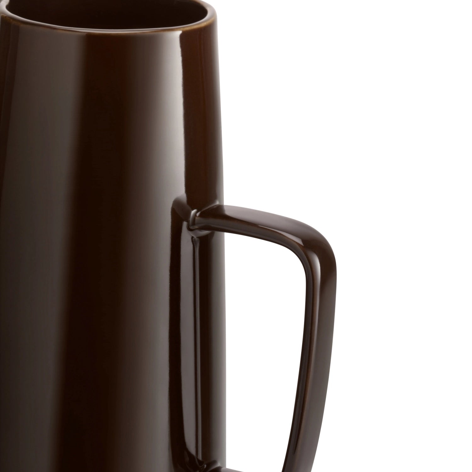 Moderner Wasserkrug in edlem Mocha, 1,4 l, aus feinem Glas, perfekt für stilvolle Anlässe und erfrischende Getränke.