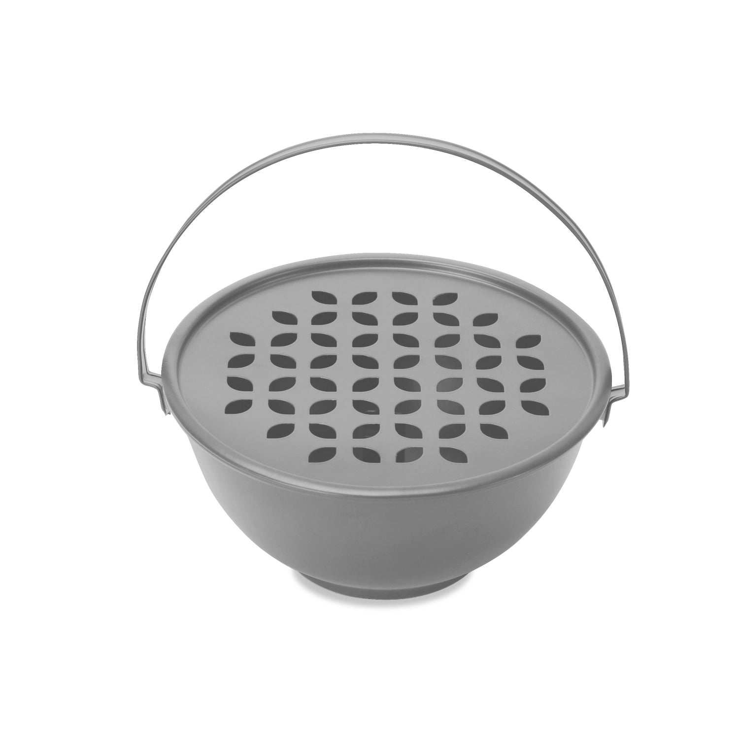 Mückenfänger mit Stab und Sockel grau in Grau präsentiert im Onlineshop von KAQTU Design AG. Lebensmittel ist von Easy Life