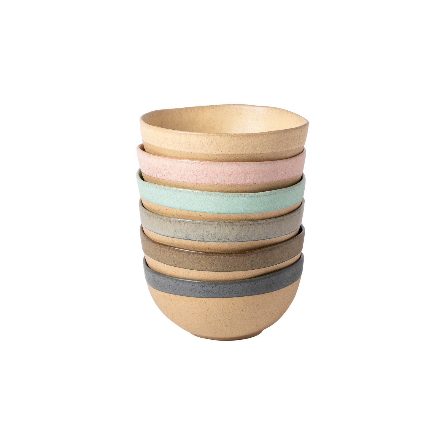 6er Set Arenito Schale 670ml assortiert in Mehrfarbig präsentiert im Onlineshop von KAQTU Design AG. Schale ist von Costa Nova