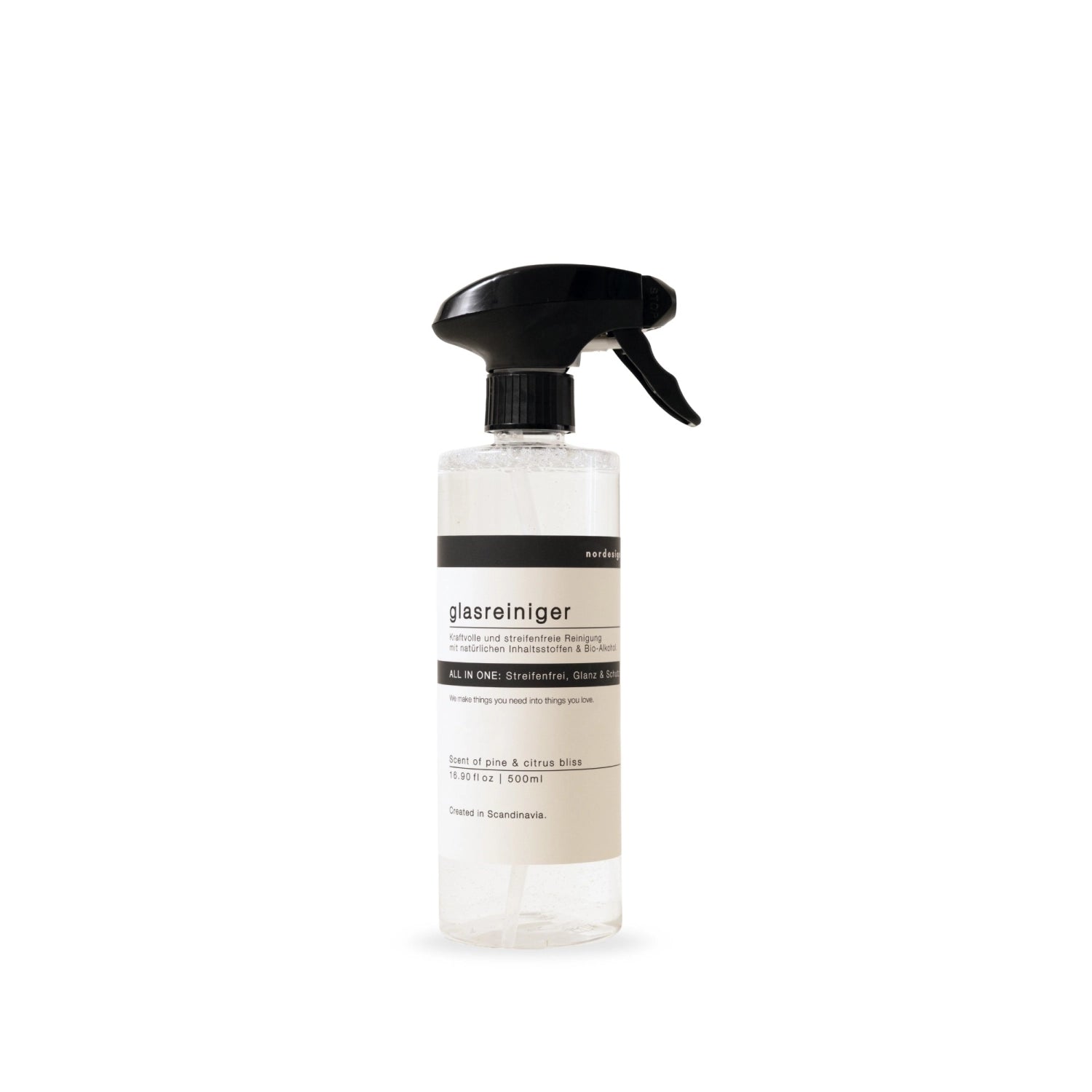 Glasreiniger 500ml in Schwarz präsentiert im Onlineshop von KAQTU Design AG. Abwasch ist von Nordesign