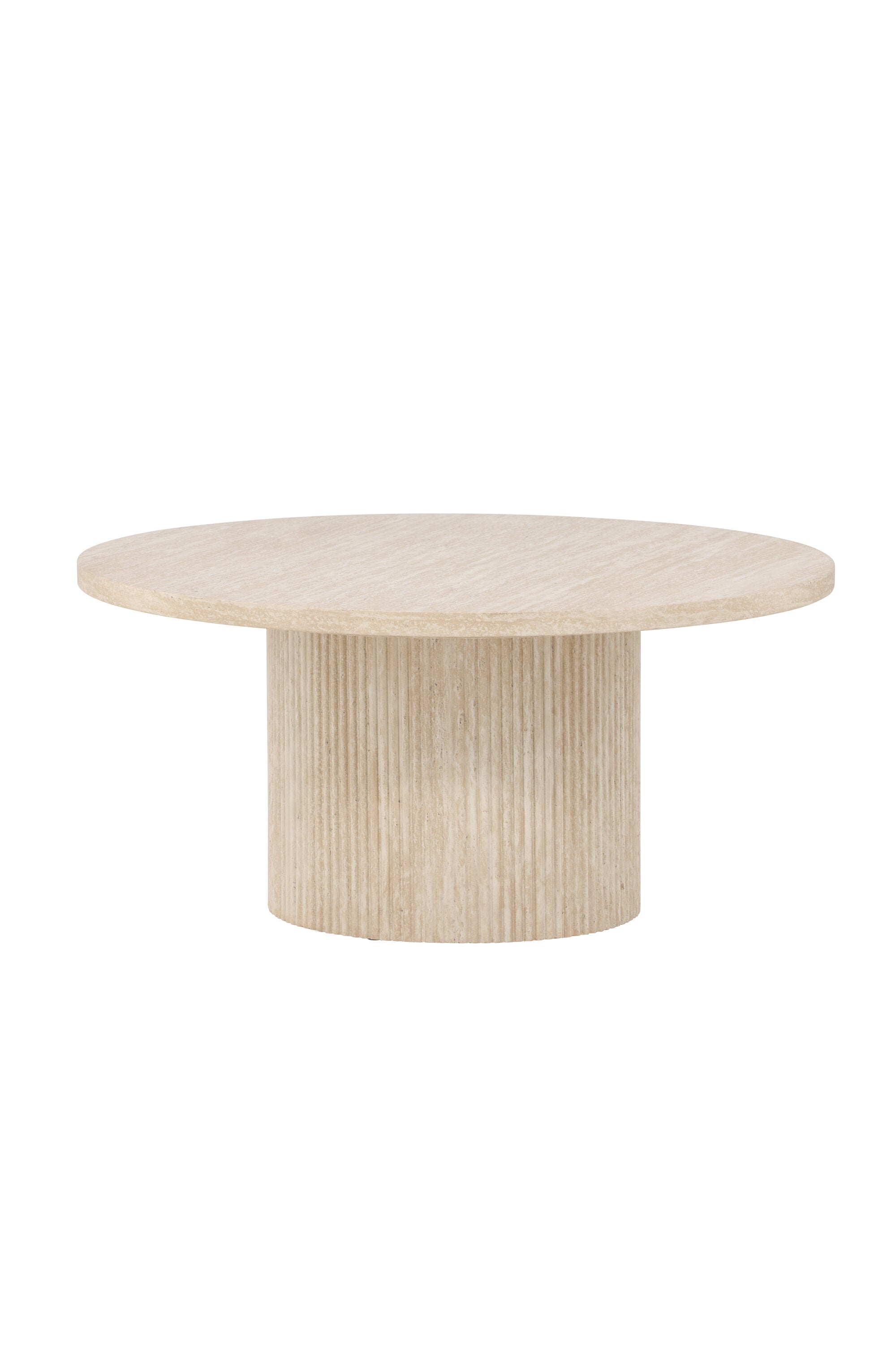 Der Härön Sofatisch (ø80 cm) von Venture Home besticht durch modernes Design und passt perfekt in stilvolle Wohnräume.