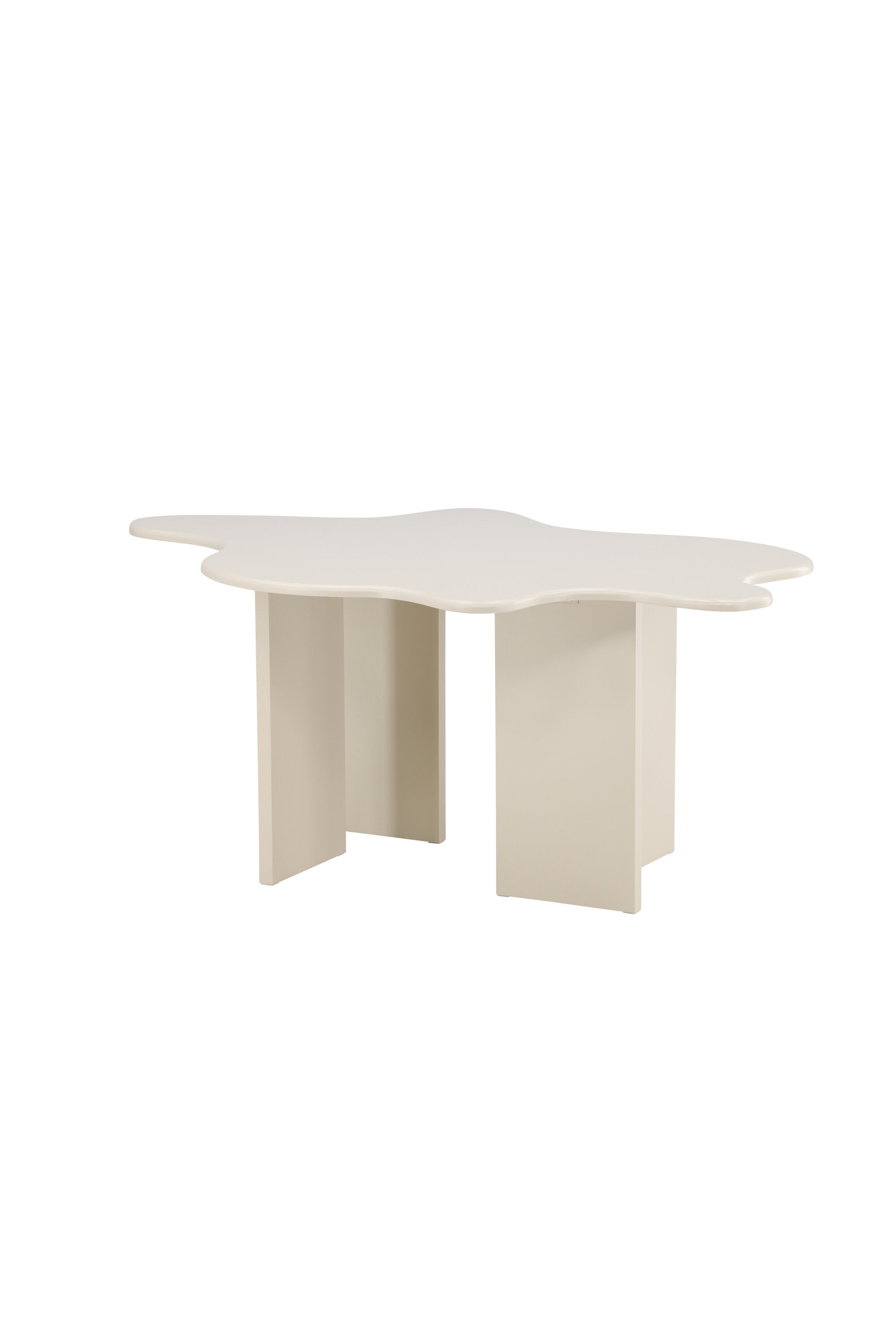 Stilvoller ovaler Esstisch in sanftem Beige von Vind, ideal für gemütliche Esszimmer und gesellige Zusammenkünfte.