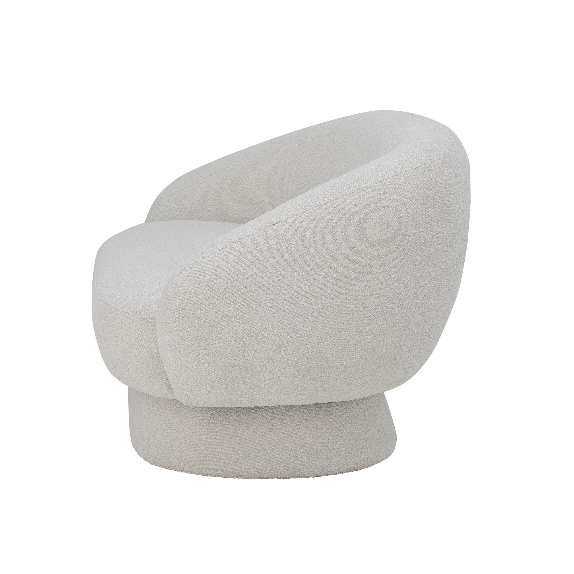 Modernes Ted Sofa in Weiss, aus Polyester, von Bloomingville.