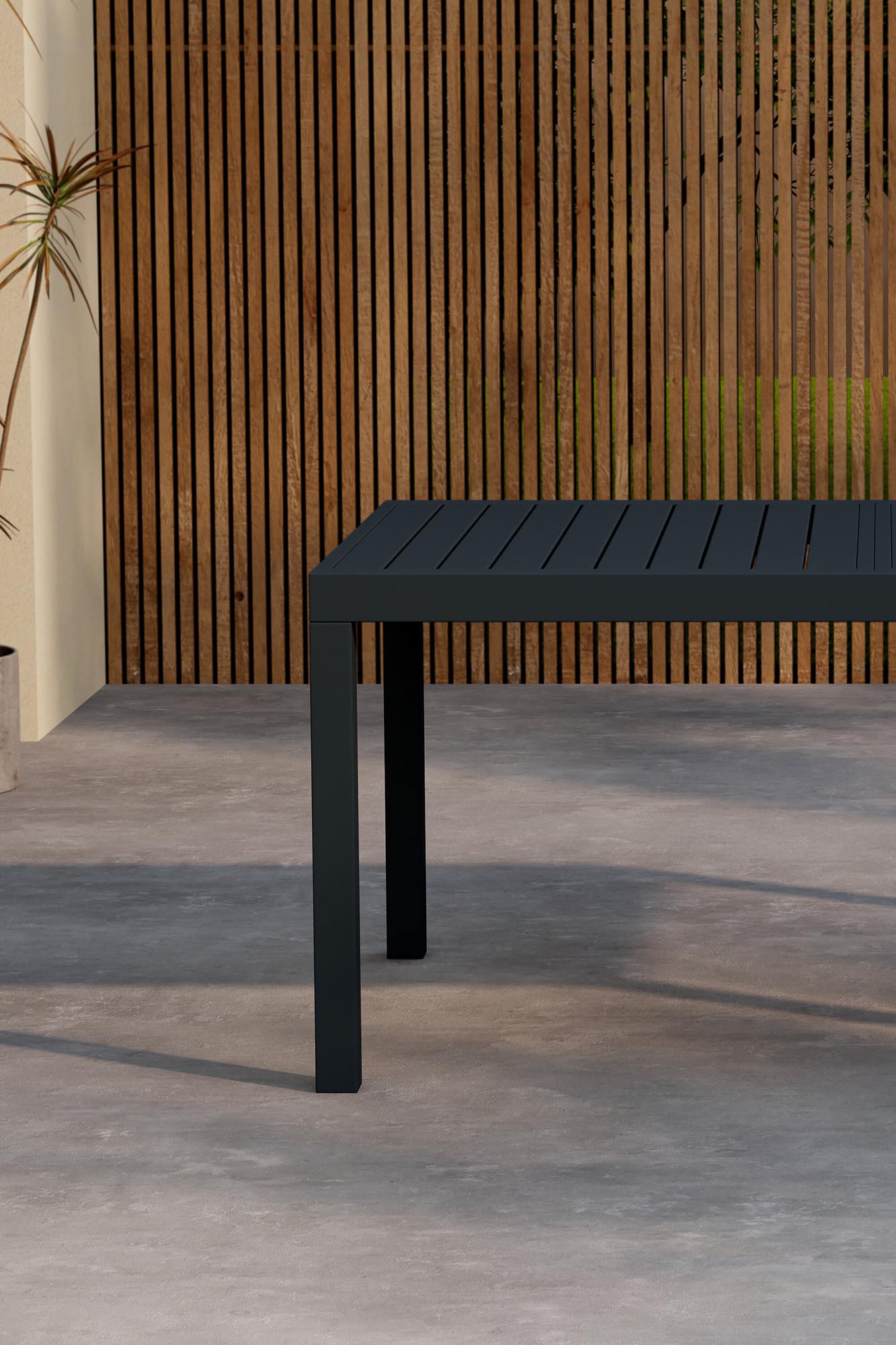 Moderner rechteckiger Gartentisch Capo von Venture Home, ideal für entspannte Stunden im Garten und ansprechende Outdoor-Dekoration.
