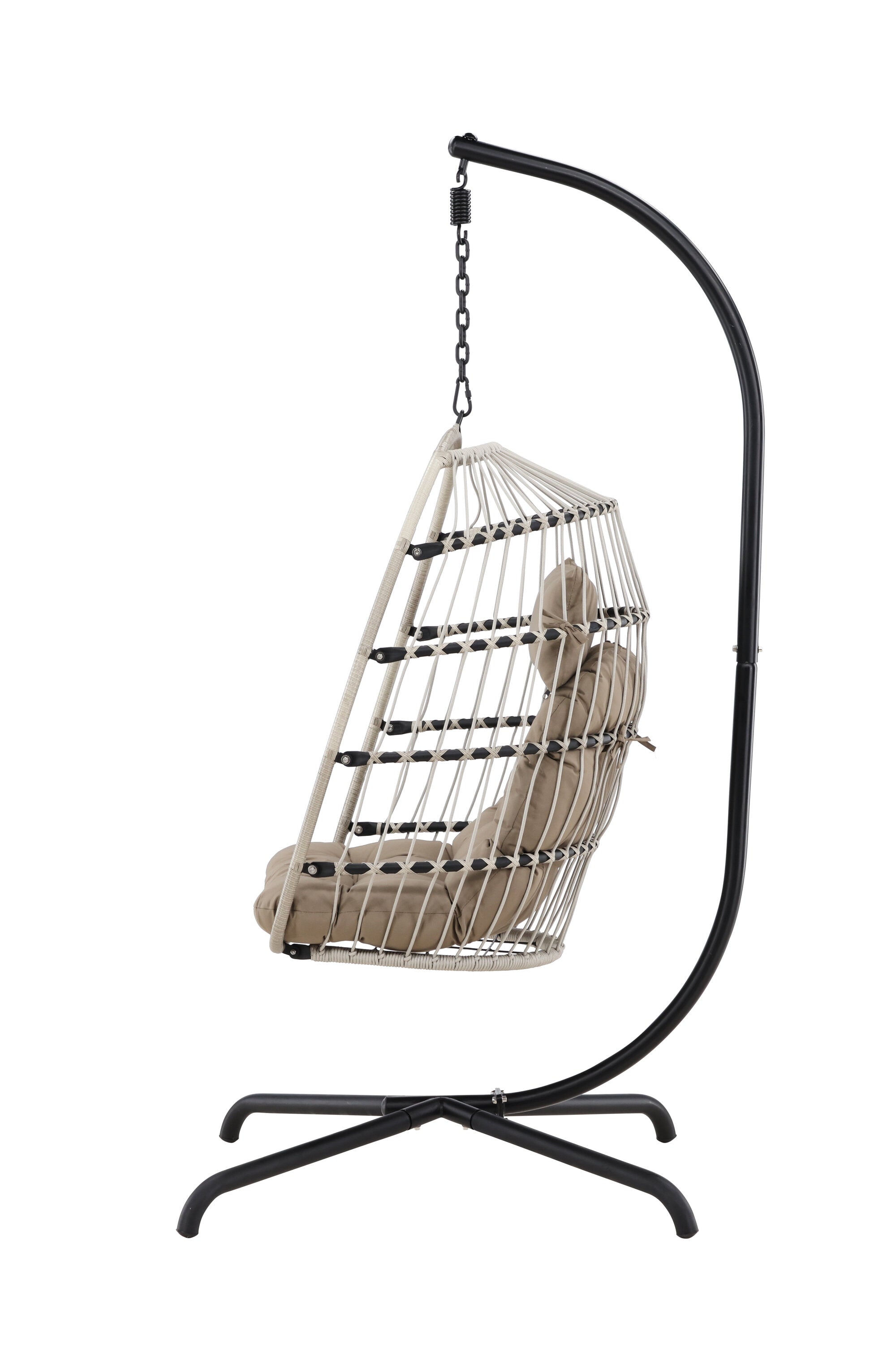 Der Trezza Hängesessel von Venture Home vereint modernes Design mit Komfort und ist ideal für entspannte Stunden in jedem Raum.