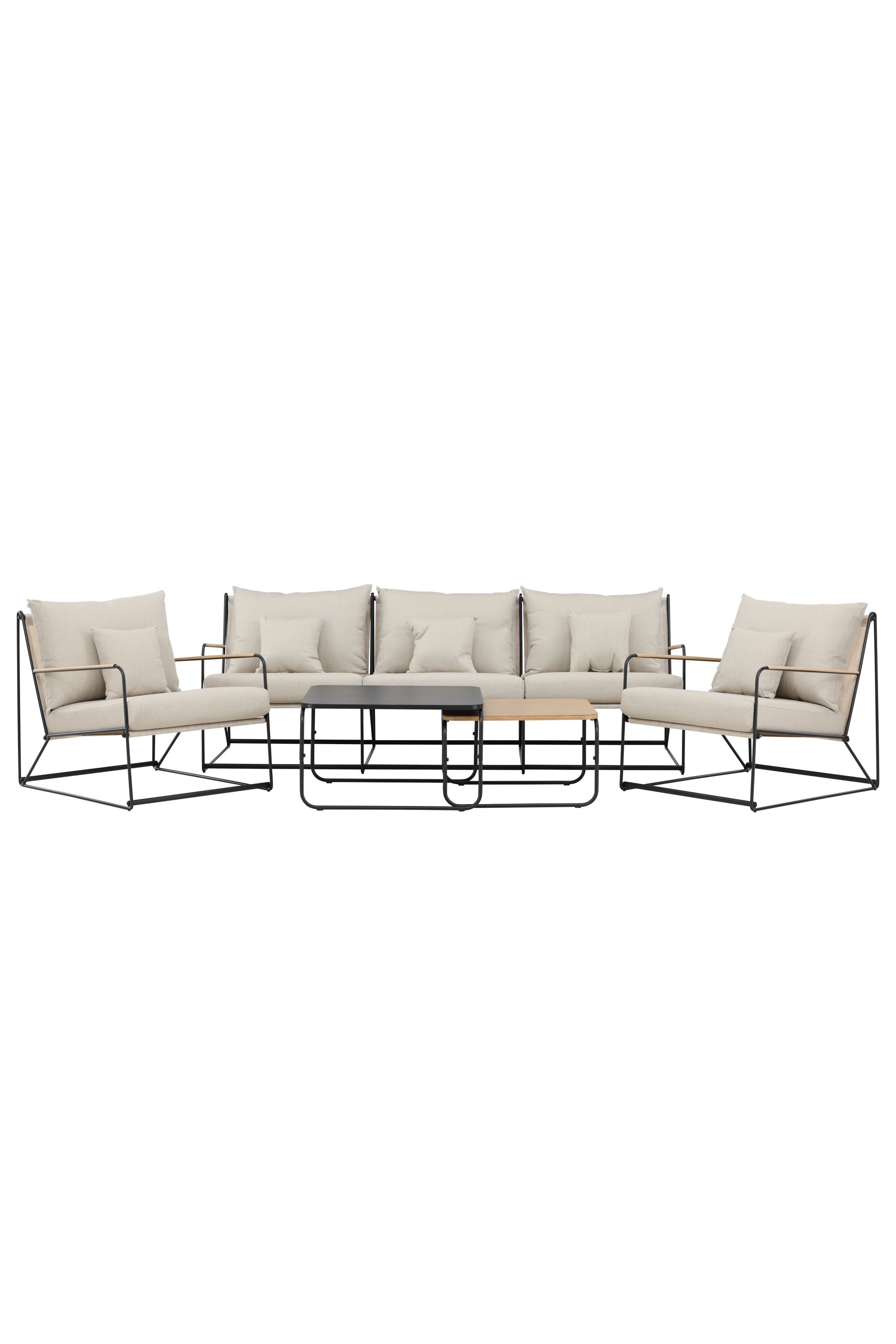 Elegantes Palazzo Sofa Set von Venture Home: Hochwertige Verarbeitung, großzügige Sitzflächen und zeitgemäße Ästhetik für gemütliche Outdoor-Momente.