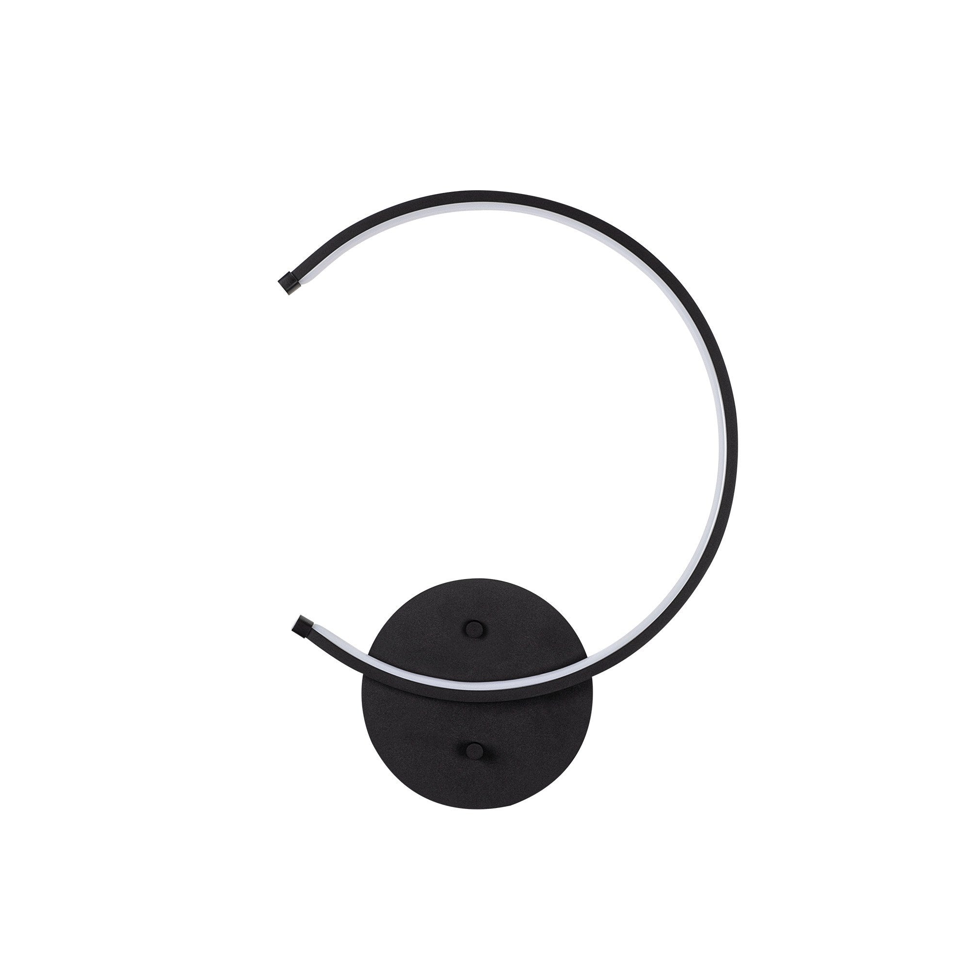 Moderne Moon Wandleuchte in Schwarz von Opviq, perfekt für kreative Lichtgestaltung und zeitgemäße Wohnräume.