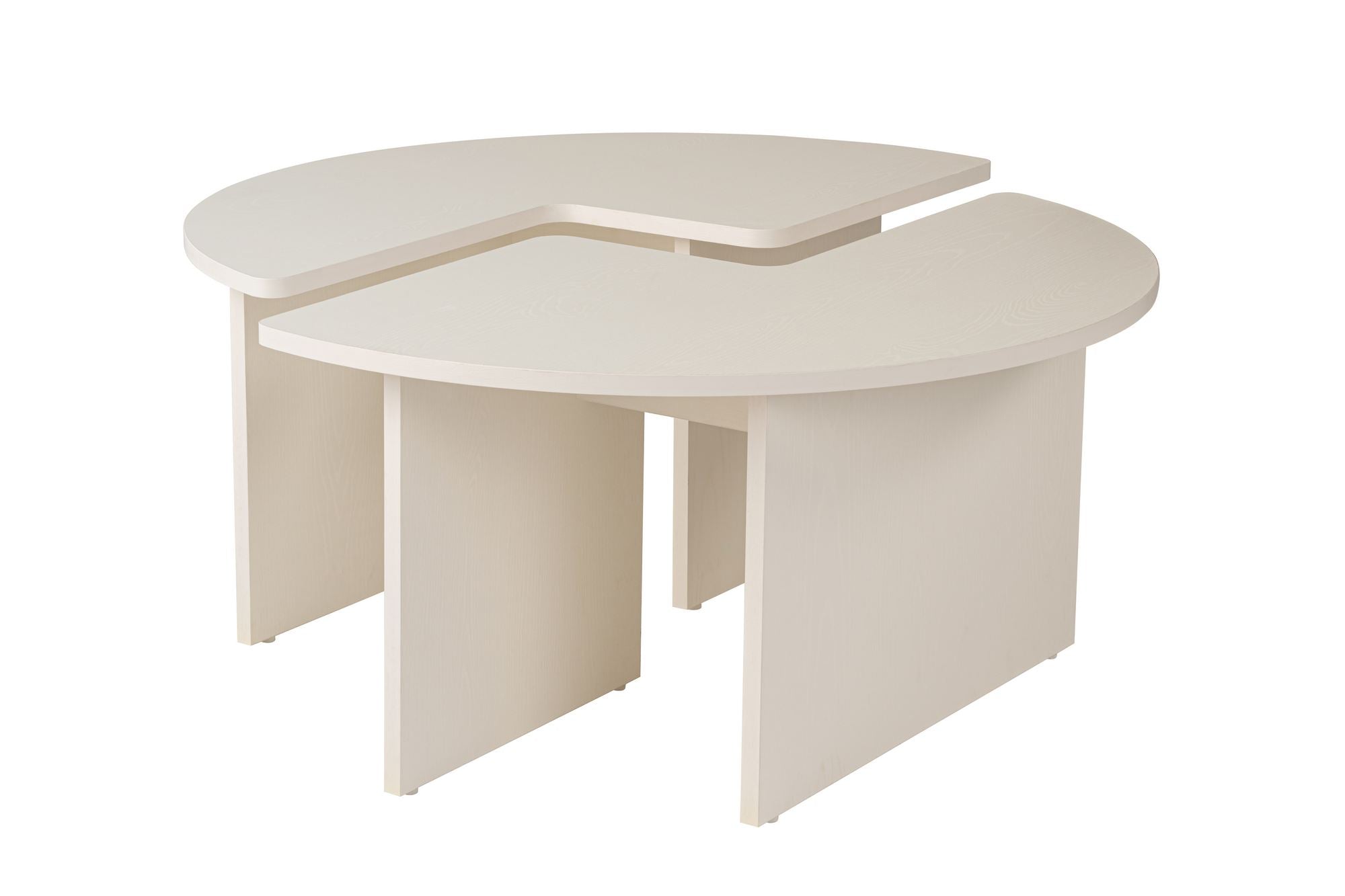Moira - Wood White in Holzweiss präsentiert im Onlineshop von KAQTU Design AG. Beistelltisch ist von Nordure