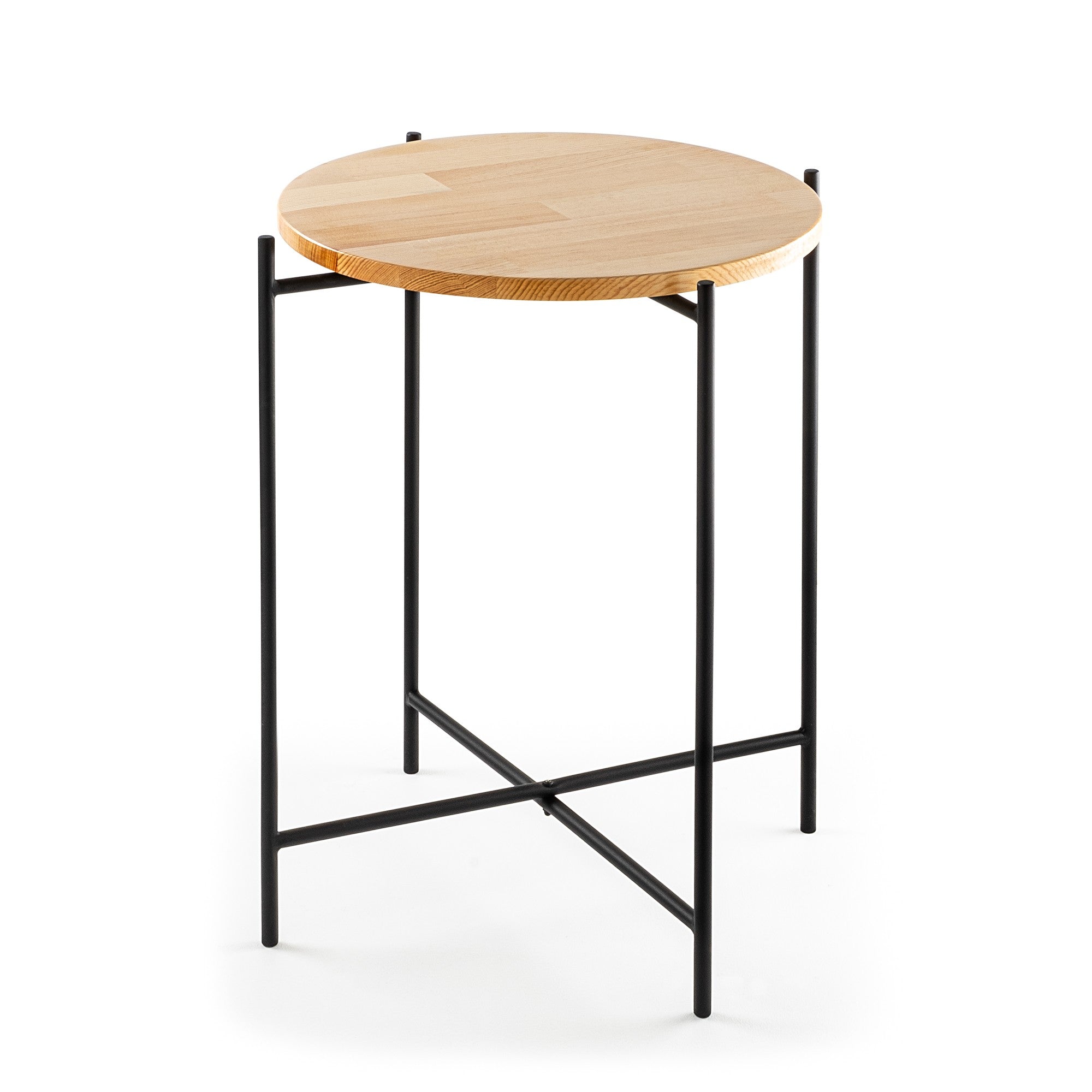 Vielseitiger SHB Sofatisch in Schwarz von Hanah Home. Aus hochwertigem Holz und robustem Metall, vereint er Stil und Funktionalität für Ihr Zuhause.