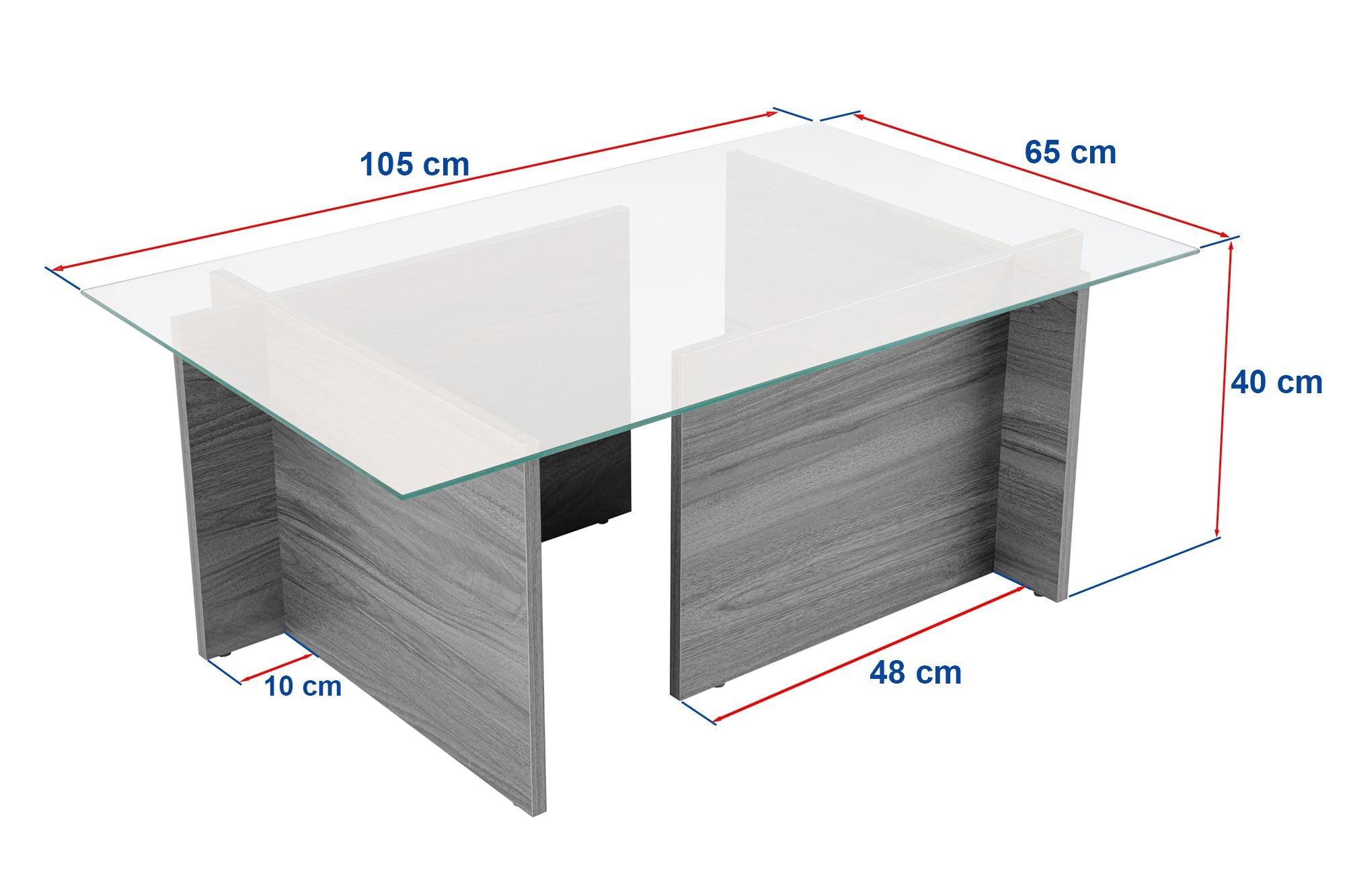 Entdecken Sie den Vetrino Sofatisch in edlem Anthrazit – ein modernes Design aus robustem gehärtetem Glas, das jedem Raum Eleganz verleiht.