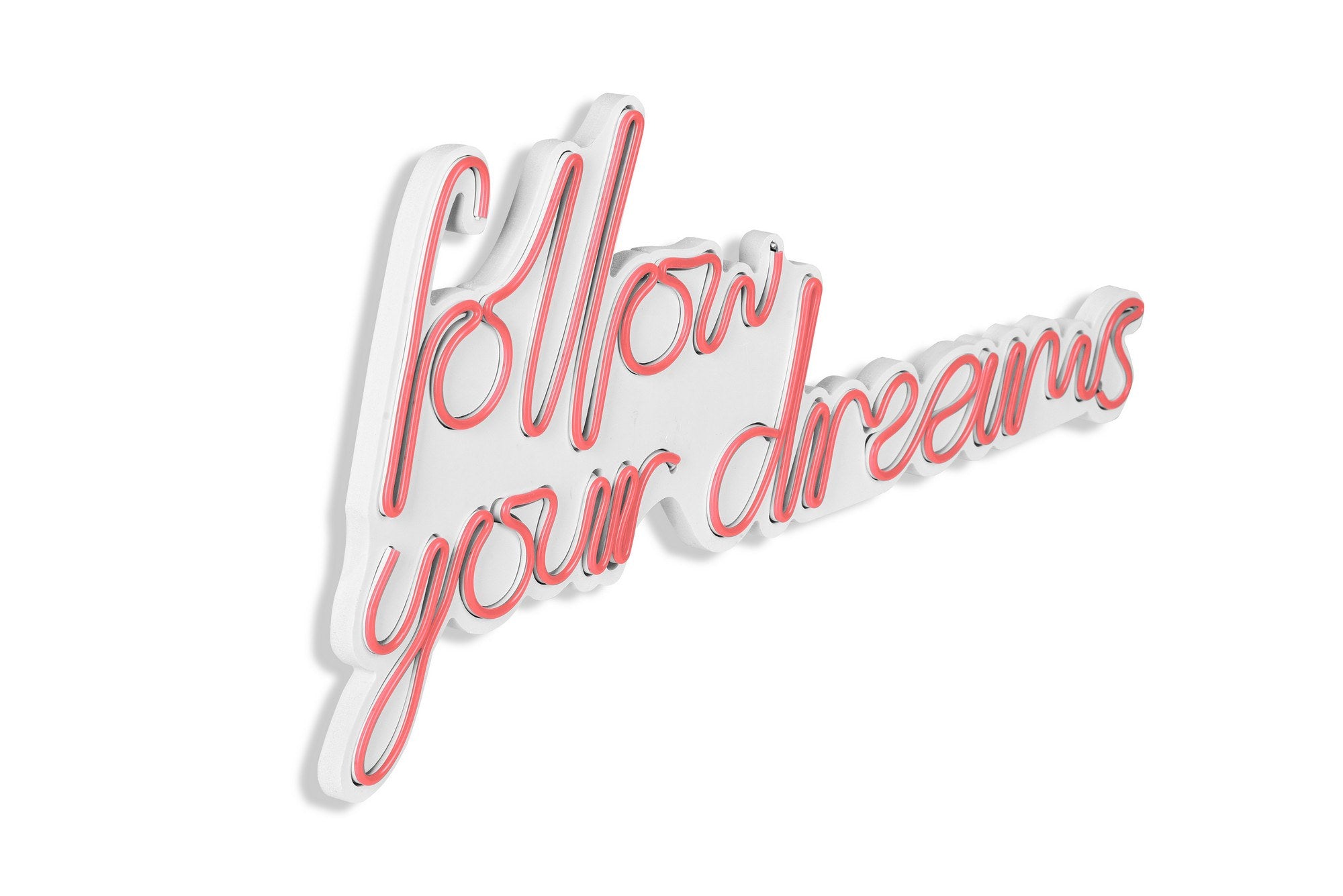 Die rosa Follow Your Dreams Wandleuchte von Wallity bringt einen zauberhaften Akzent in jeden Raum und inspiriert zum Träumen.