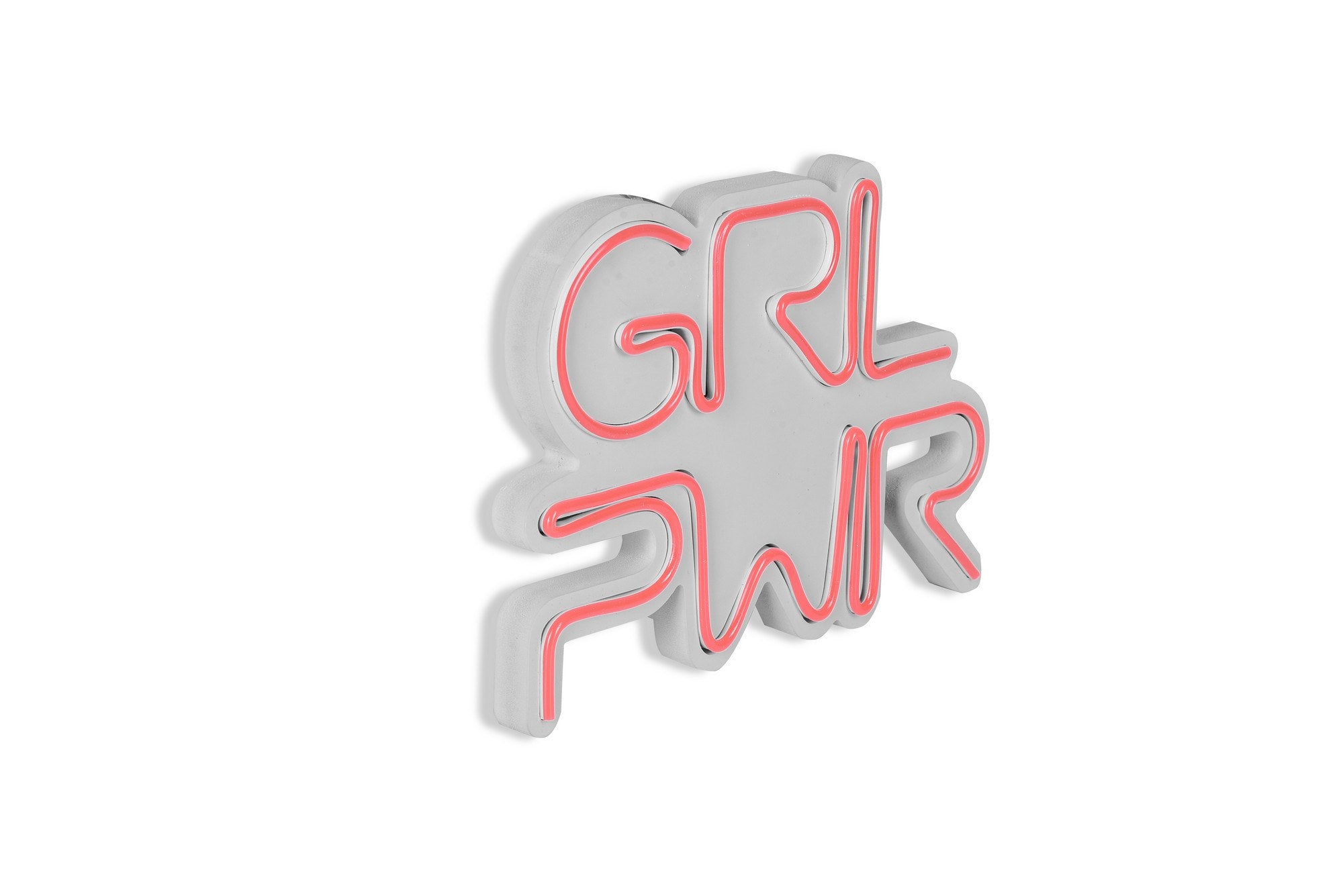 Feminine Wandleuchte "Girl Power" in zartem Rosa von Wallity, perfekt für das Kinderzimmer, schafft eine einladende und kreative Lichtstimmung.