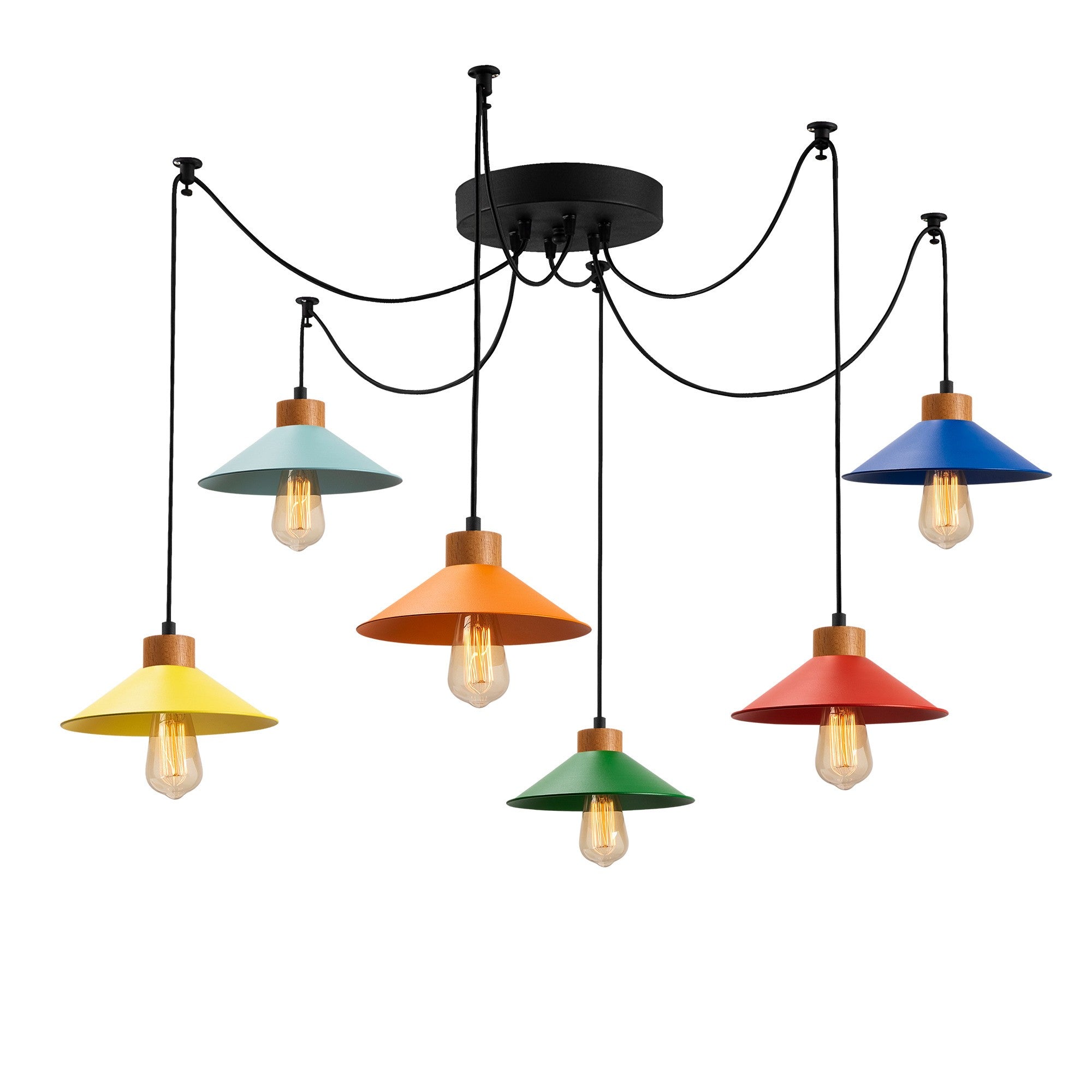 Verleihen Sie Ihrem Raum mit der Manavgat Pendelleuchte von Opviq in Mehrfarbig einen Hauch von Stil und Kreativität. Ideal für jedes Ambiente!