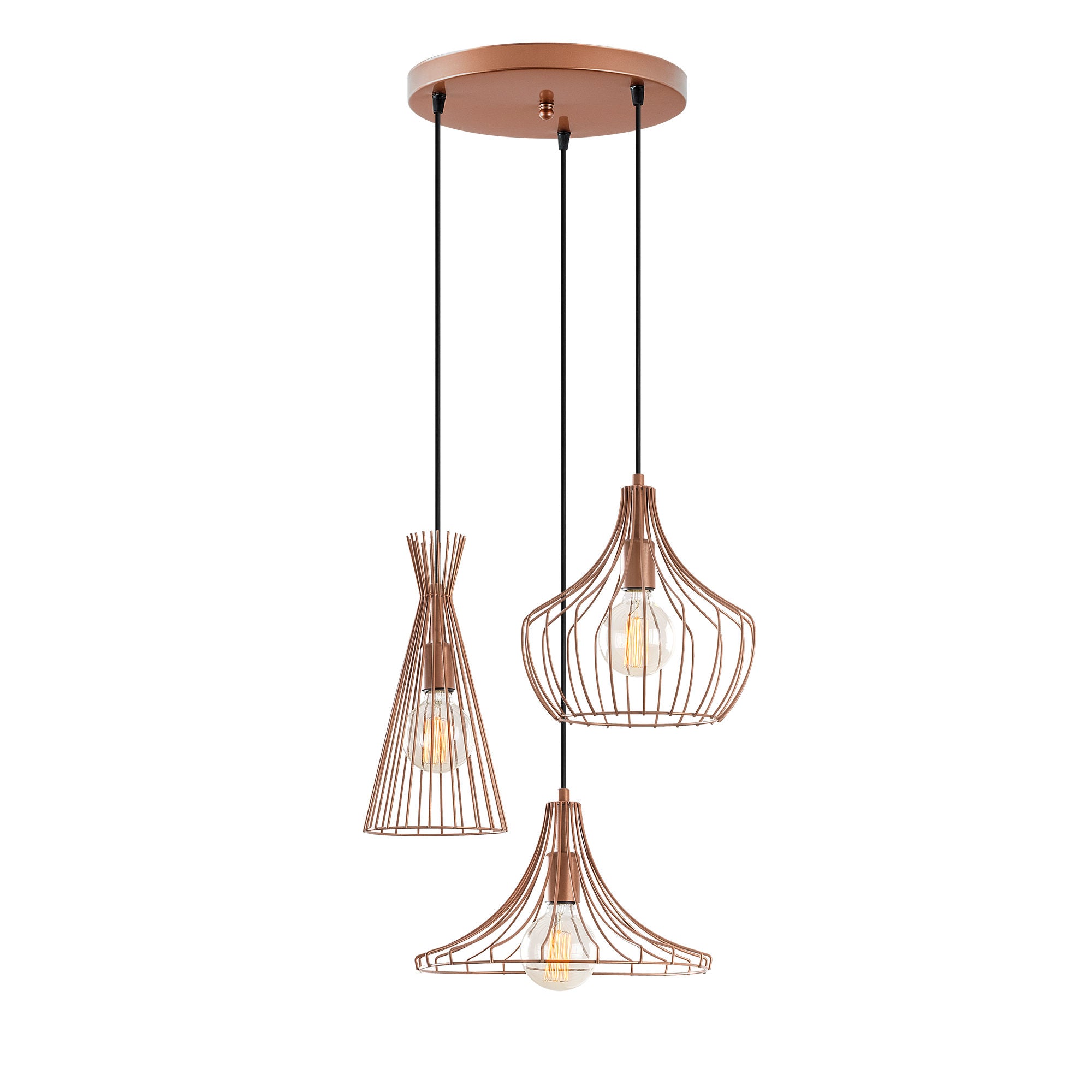 Entdecken Sie die Mezopotamya Pendelleuchte in Kupfer von Opviq – ein stilvolles Design, das jeden Raum in ein elegantes Ambiente verwandelt!