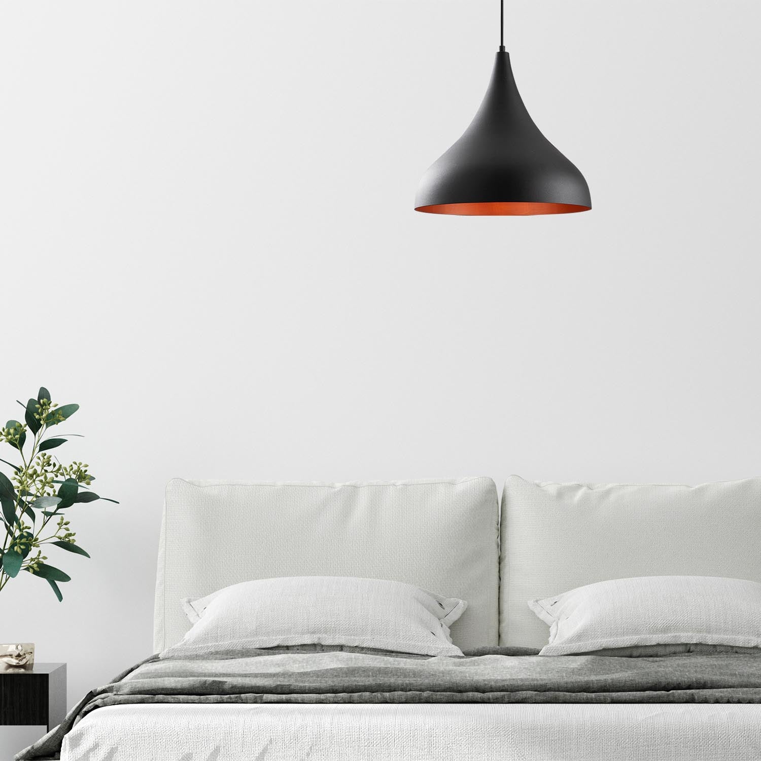 Elegante Berceste Pendellampe in Schwarz von Opviq, ideal für stilvolle Beleuchtung in modernen Wohnräumen.