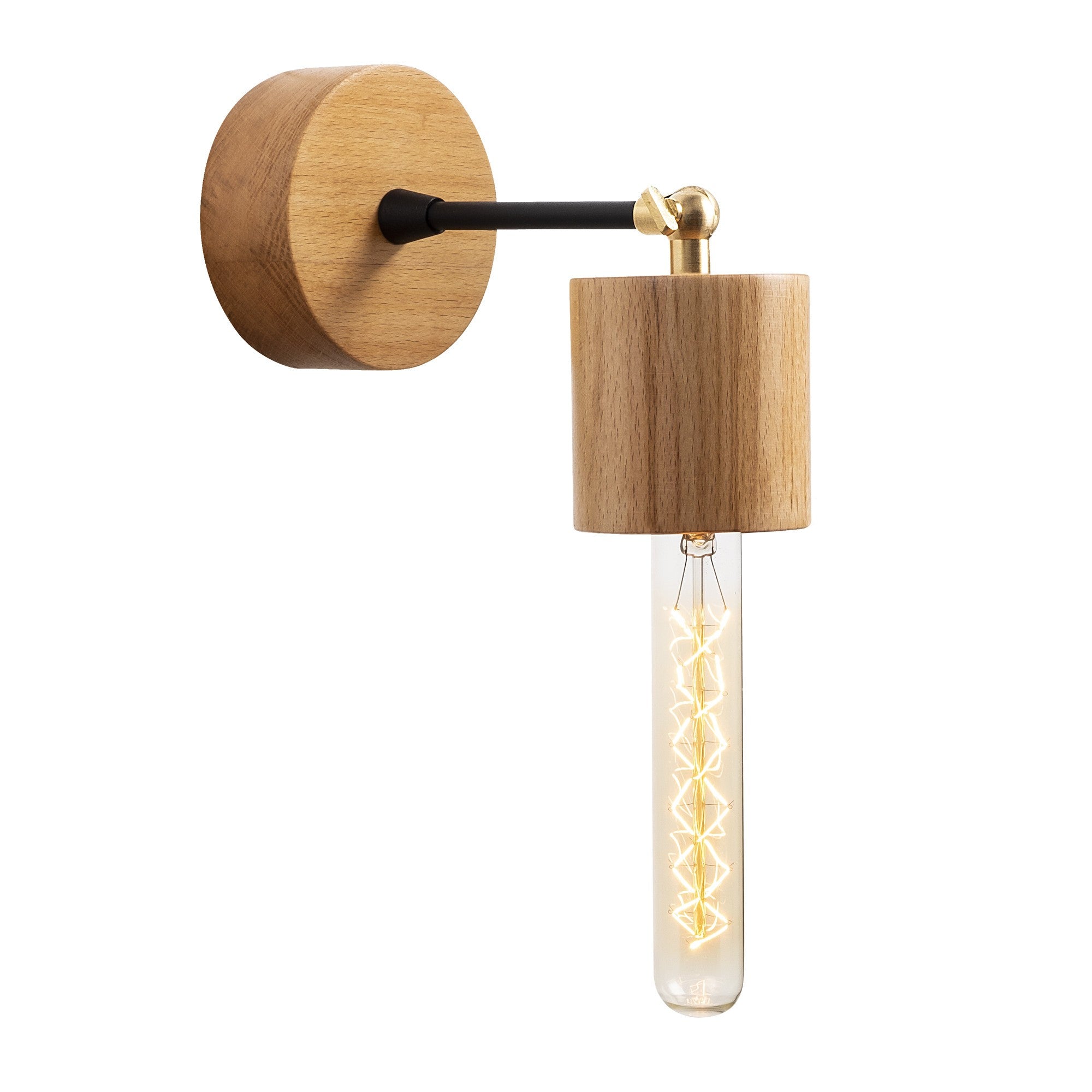 Erleben Sie die Xanthos Wandleuchte von Opviq – eine stilvolle Holzlampe, die mit ihrem natürlichen Charme und warmen Licht jeden Raum bereichert.