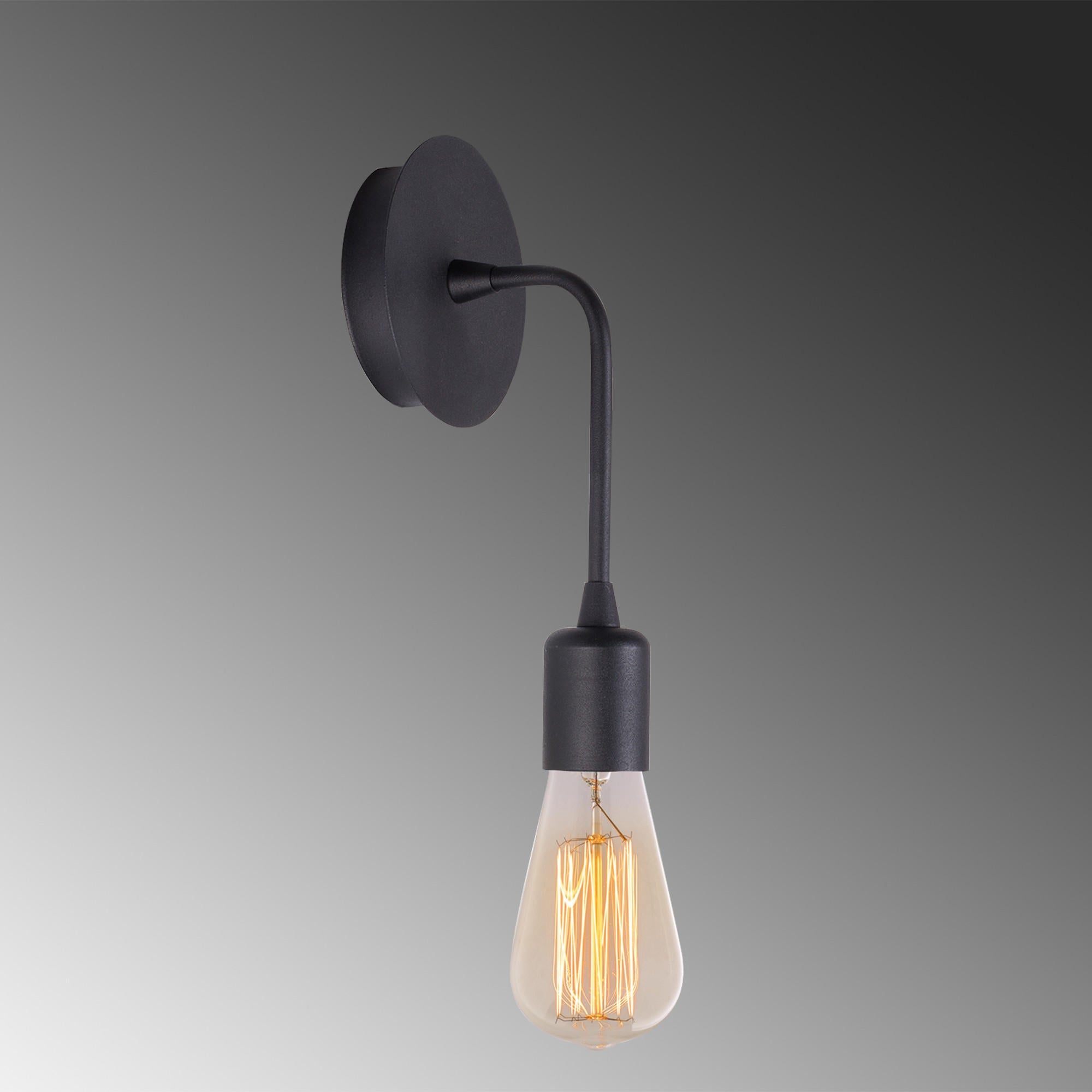 Dartini Wandleuchte in edlem Schwarz von Opviq: Setzen Sie stilvolle Akzente in Ihrem Zuhause mit dieser eleganten und robusten Lampe!