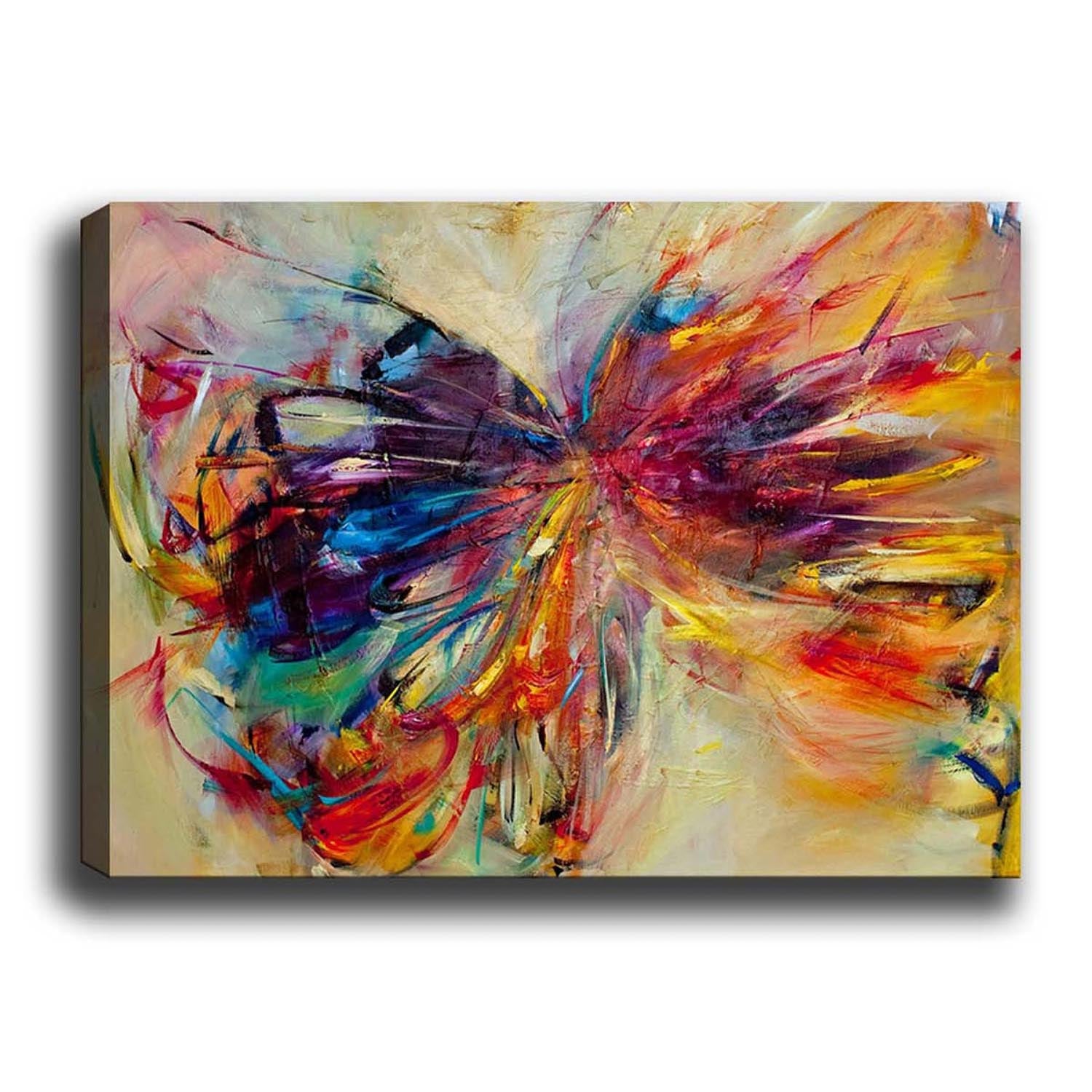 Kreatives Kanvas Tablo (50 x 70) in lebendigen Farben, ideal für moderne Wohnräume. Kunstwerk von Wallity, das jeden Raum aufwertet.