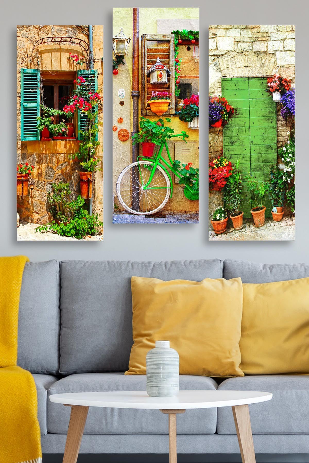 Entdecken Sie das fesselnde MDF-Gemälde von Wallity! Dieses 3-teilige Kunstwerk bringt Farbe und Eleganz in jeden Raum.