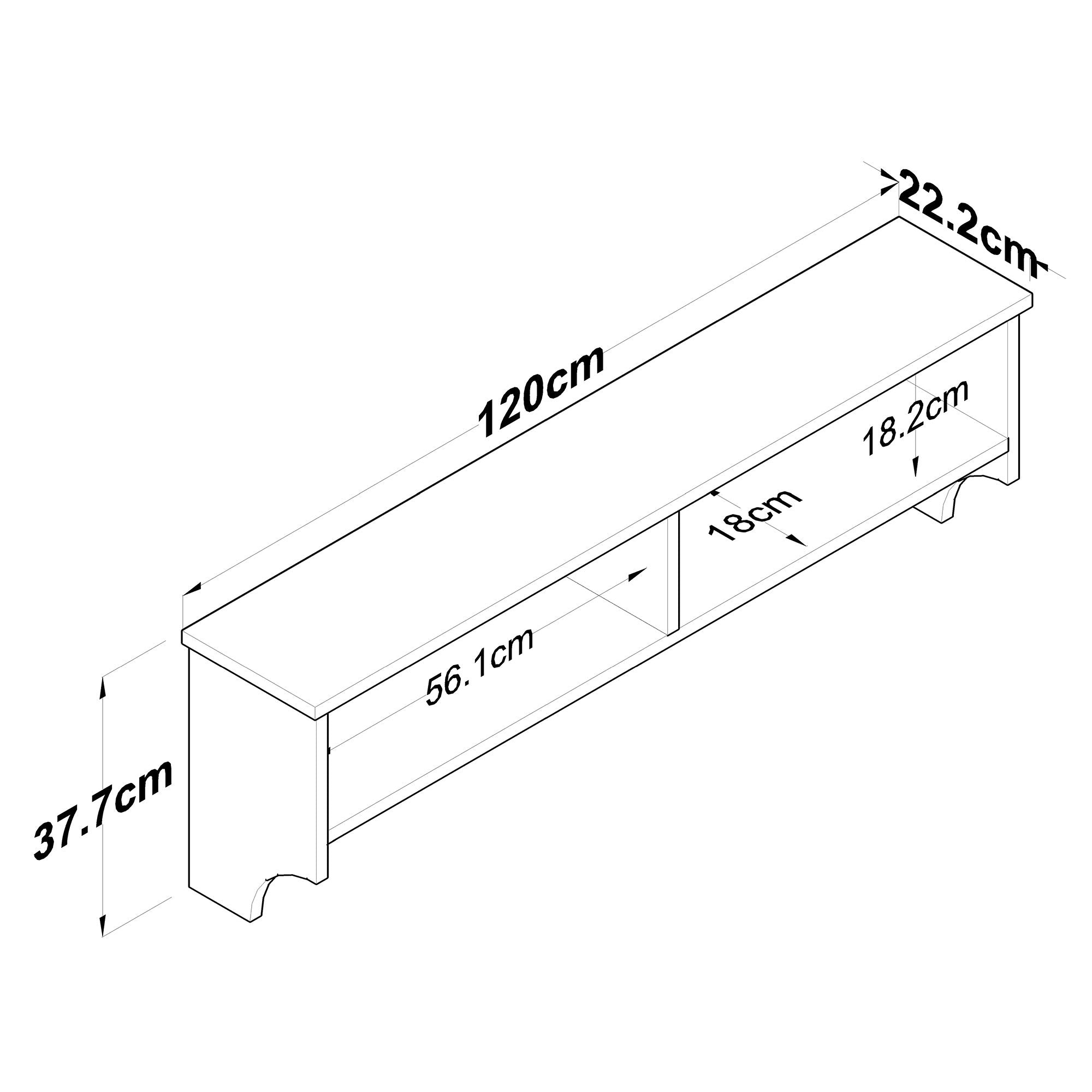 Elegante P2 Garderobe von Hanah Home in Weiß und Walnuss, ausgestattet mit stilvollen Kleiderhaken für einen modernen Flur.