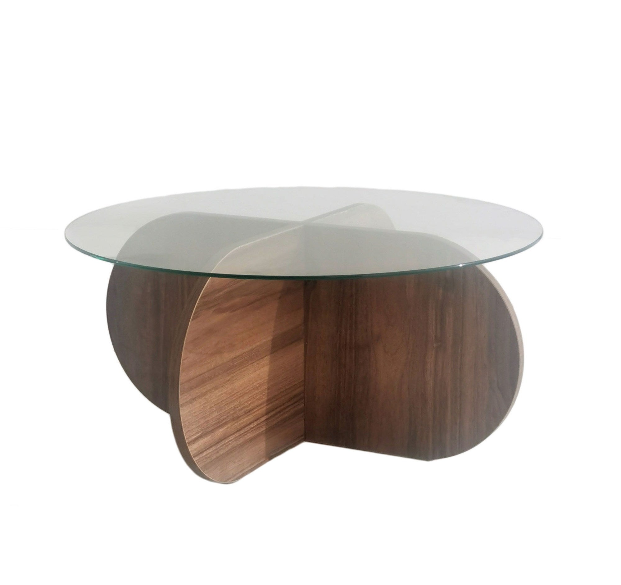 Erleben Sie den Bubble Sofatisch von Hanah Home in luxuriösem Walnuss-Design – ein stilvolles Highlight für Ihr Zuhause, das Eleganz und Langlebigkeit vereint.