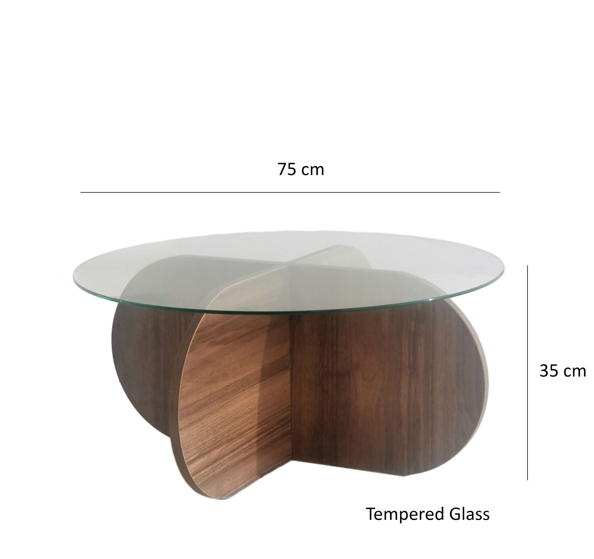 Entdecken Sie den Bubble Sofatisch von Hanah Home in edlem Walnuss-Finish – ein zeitloses Möbelstück, das Stil und Funktionalität perfekt vereint.