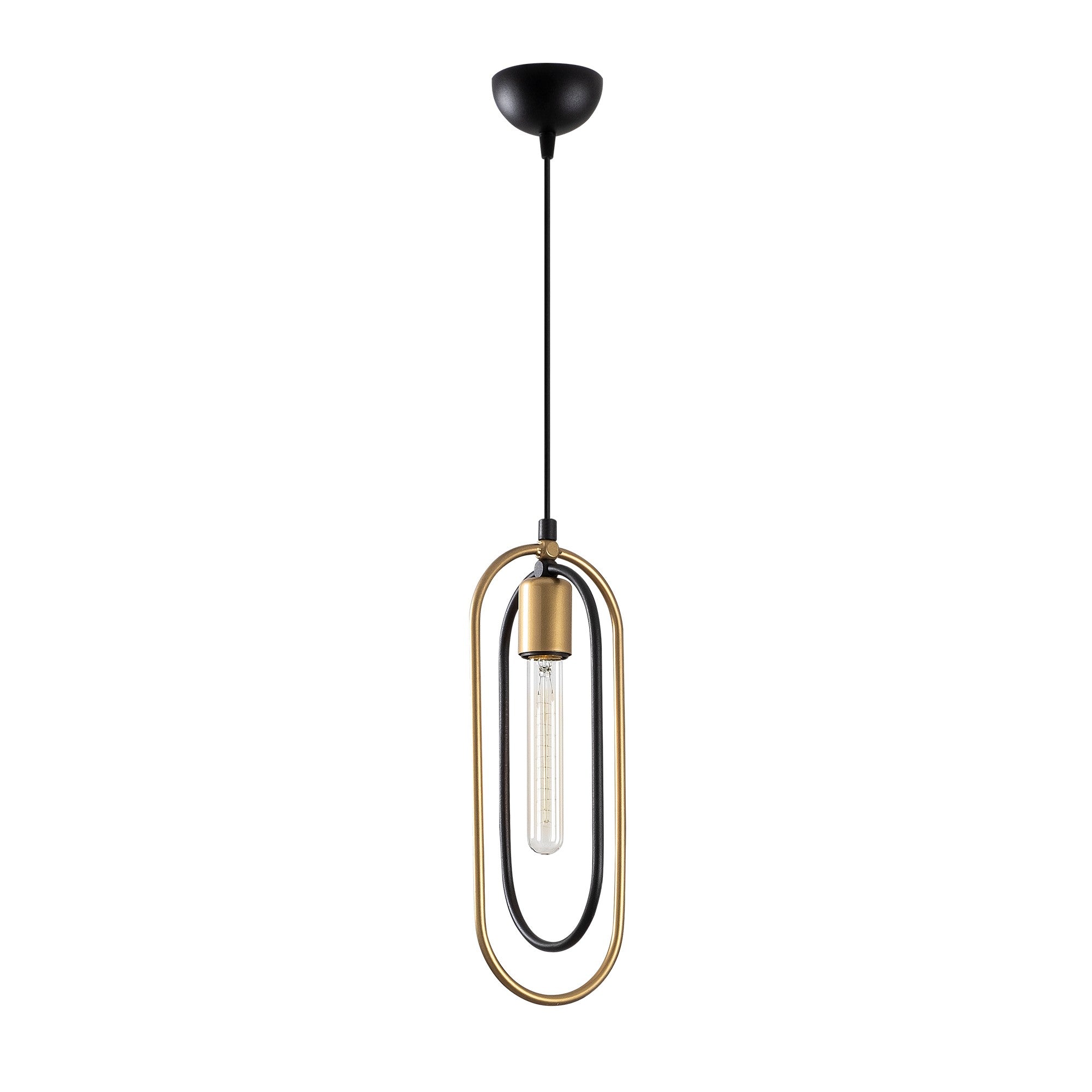 Erleben Sie mit der Cerco Pendelleuchte von Opviq in Schwarz Gold modernen Glamour. Ihr einzigartiges Design und die anpassbare Höhe verwandeln jeden Raum in eine stilvolle Oase.