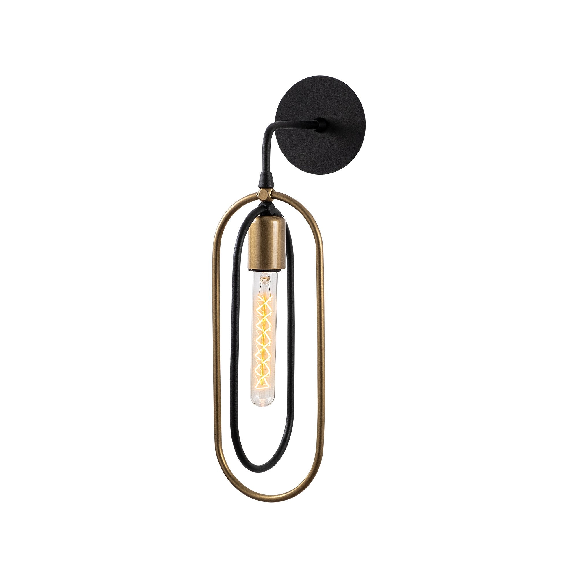 Verleihen Sie Ihrem Raum mit der Cerco Wandleuchte in Schwarz Gold von Opviq einen Hauch von Glamour und zeitloser Eleganz.