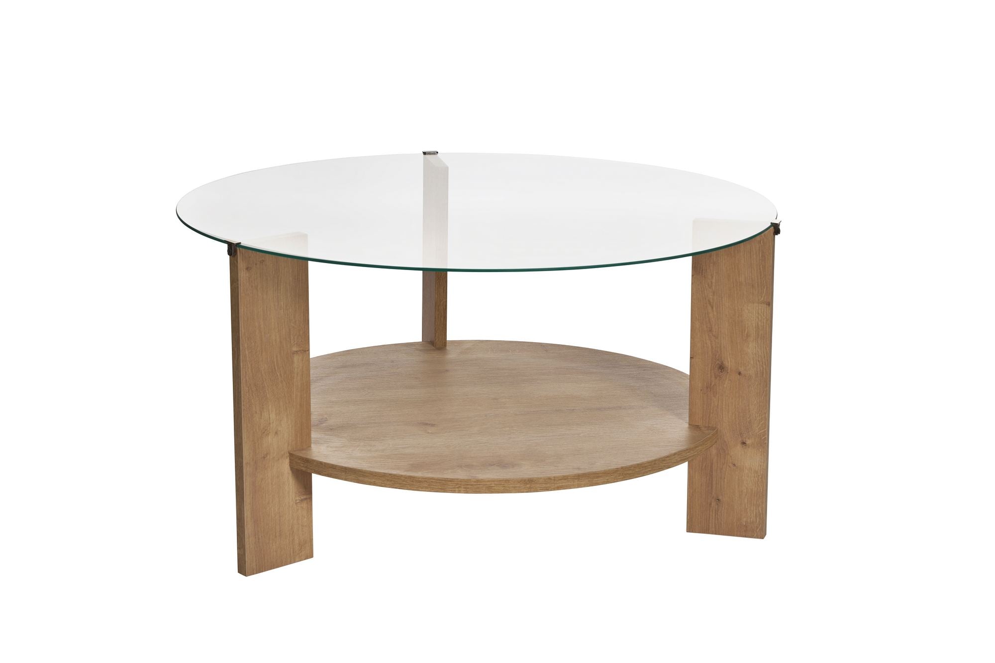 Clara - Sapphire Oak, Transparent in Saphir- Eiche Transparent präsentiert im Onlineshop von KAQTU Design AG. Beistelltisch ist von Nordure