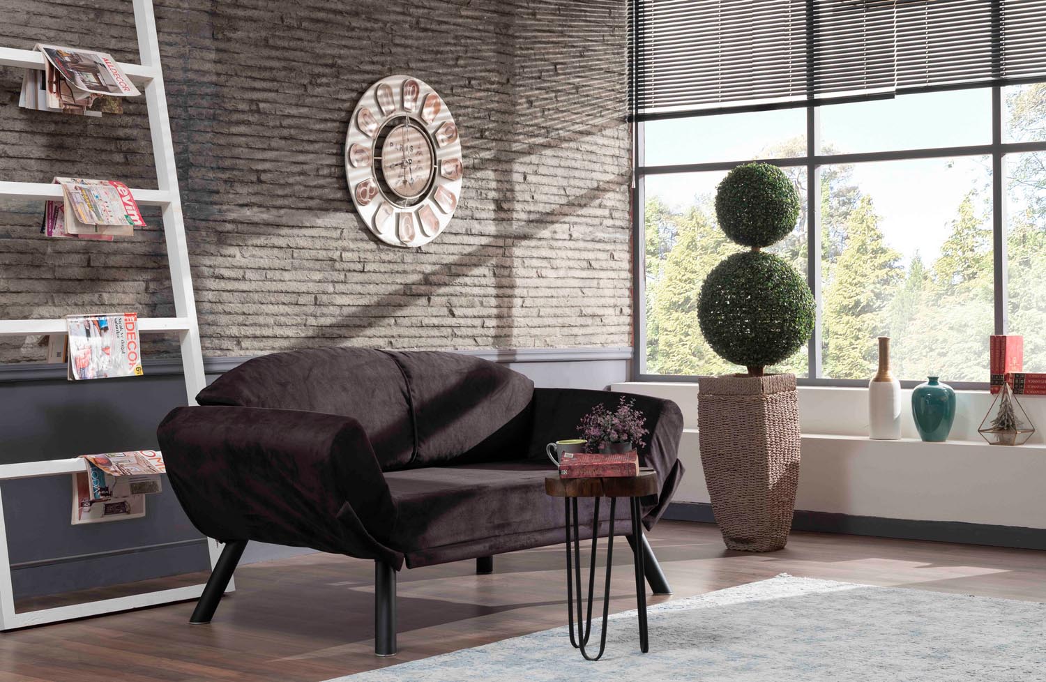 Entdecken Sie das Genzo Bettsofa in elegantem Schwarz von Atelier Del Sofa – der perfekte Mix aus Stil, Komfort und Funktionalität für Ihr Zuhause.