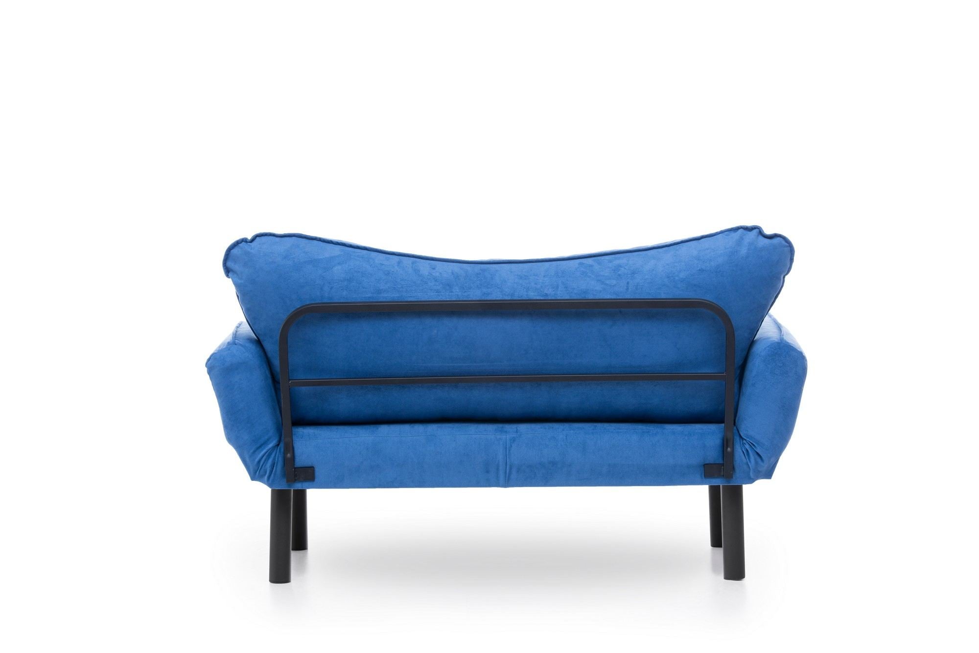 Elegantes blaues Bettsofa Chatto von Atelier Del Sofa, ideal für gemütliche Abende und stilvolle Wohnräume.