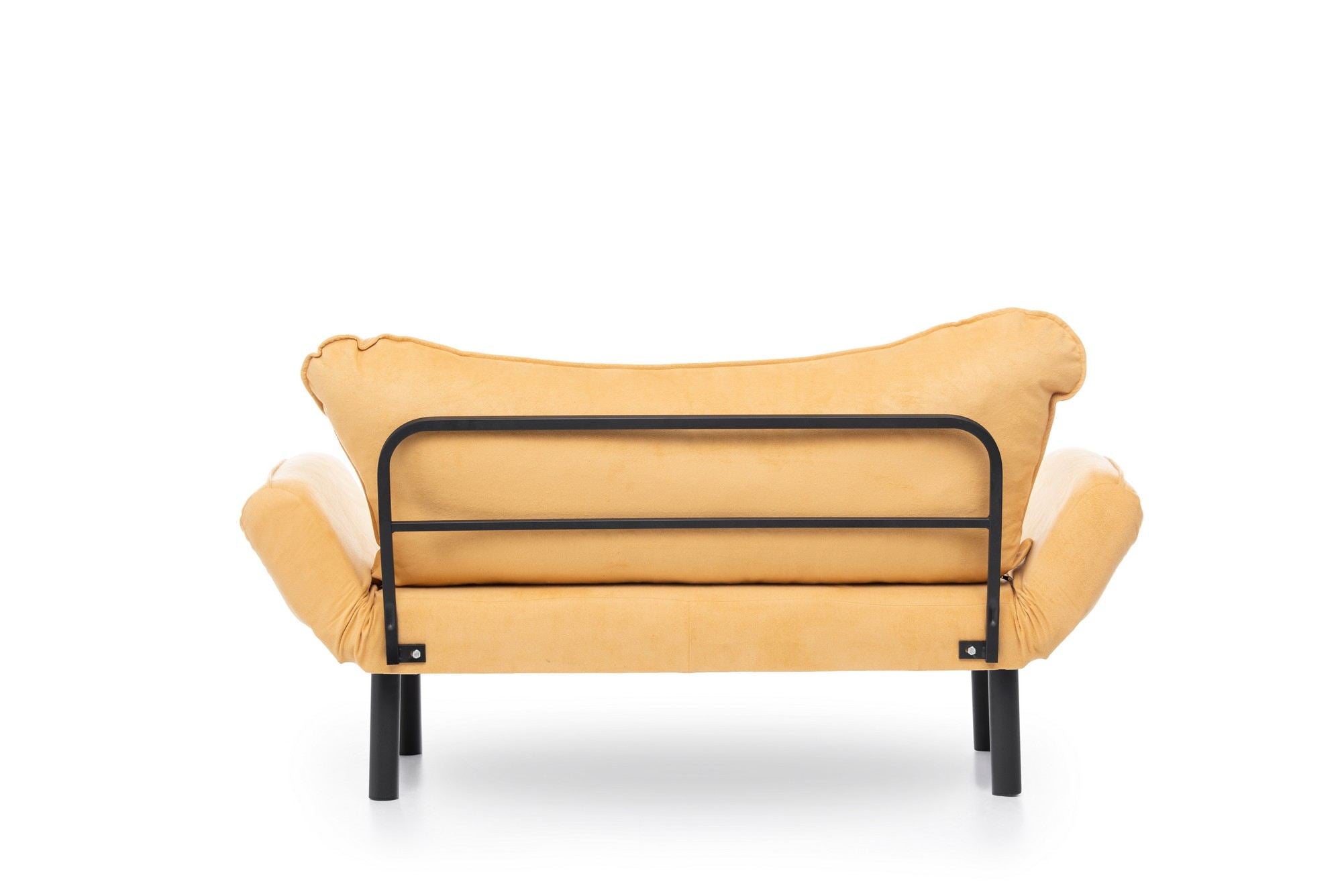 Entdecken Sie das stilvolle Chatto Bettsofa in Senfgelb – ein komfortables 2-Sitzer Sofa, ideal für entspannte Abende und Gästeübernachtungen.