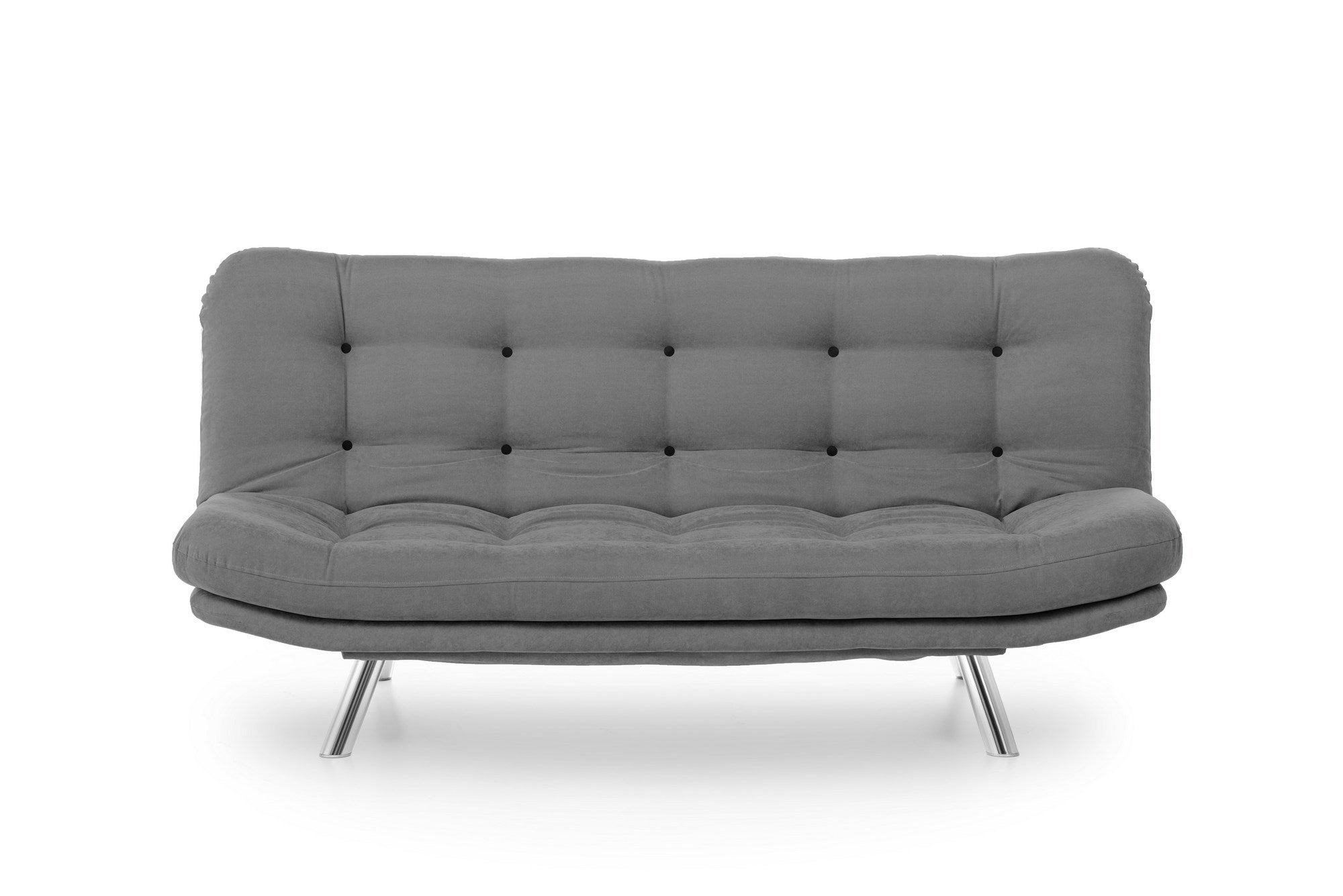 Stylisches Misa Sofabed in Grau von Atelier Del Sofa – ein modernes Bettsofa, das ideal für Gäste und entspannte Abende ist.