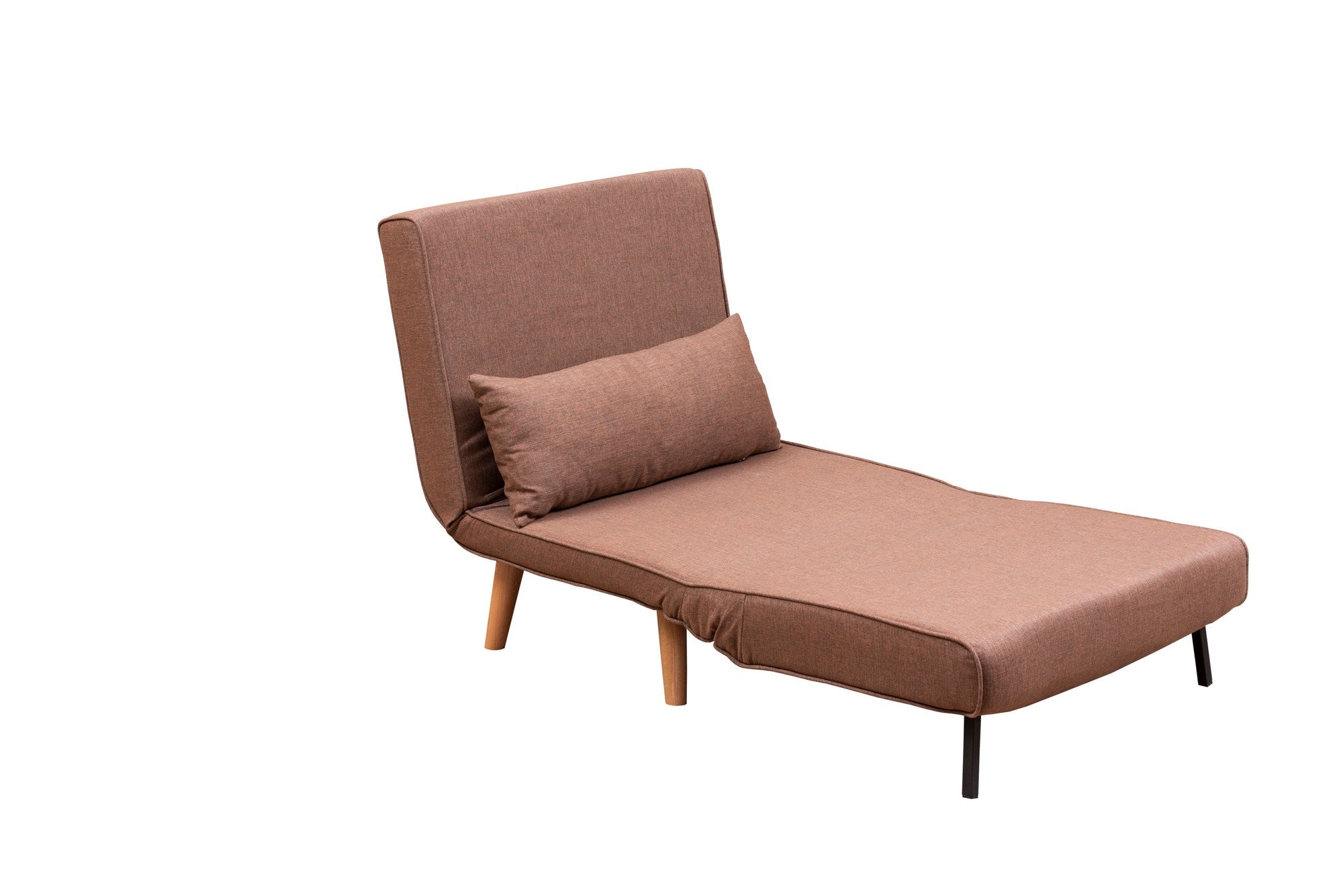 Stylisches Folde Single Bettsofa in elegantem Braun von Atelier Del Sofa – ideal für kompakte Wohnräume und vielseitige Nutzung.
