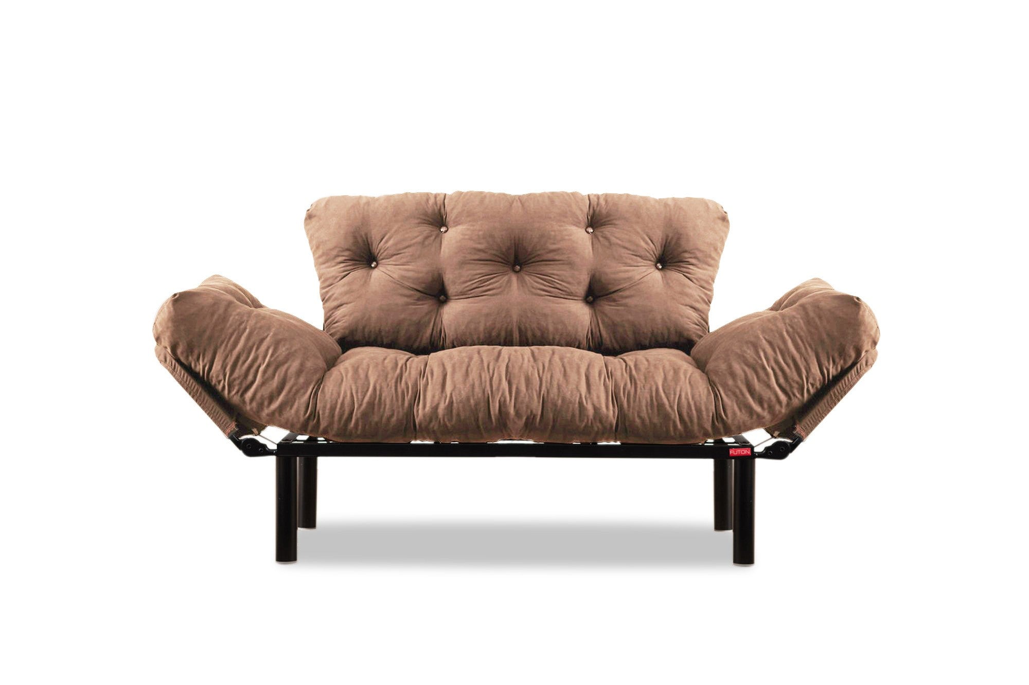 Entdecken Sie das stilvolle Nitta Bettsofa in Hellbraun – ideal für gemütliche Nächte und entspannte Tage in jedem Raum.