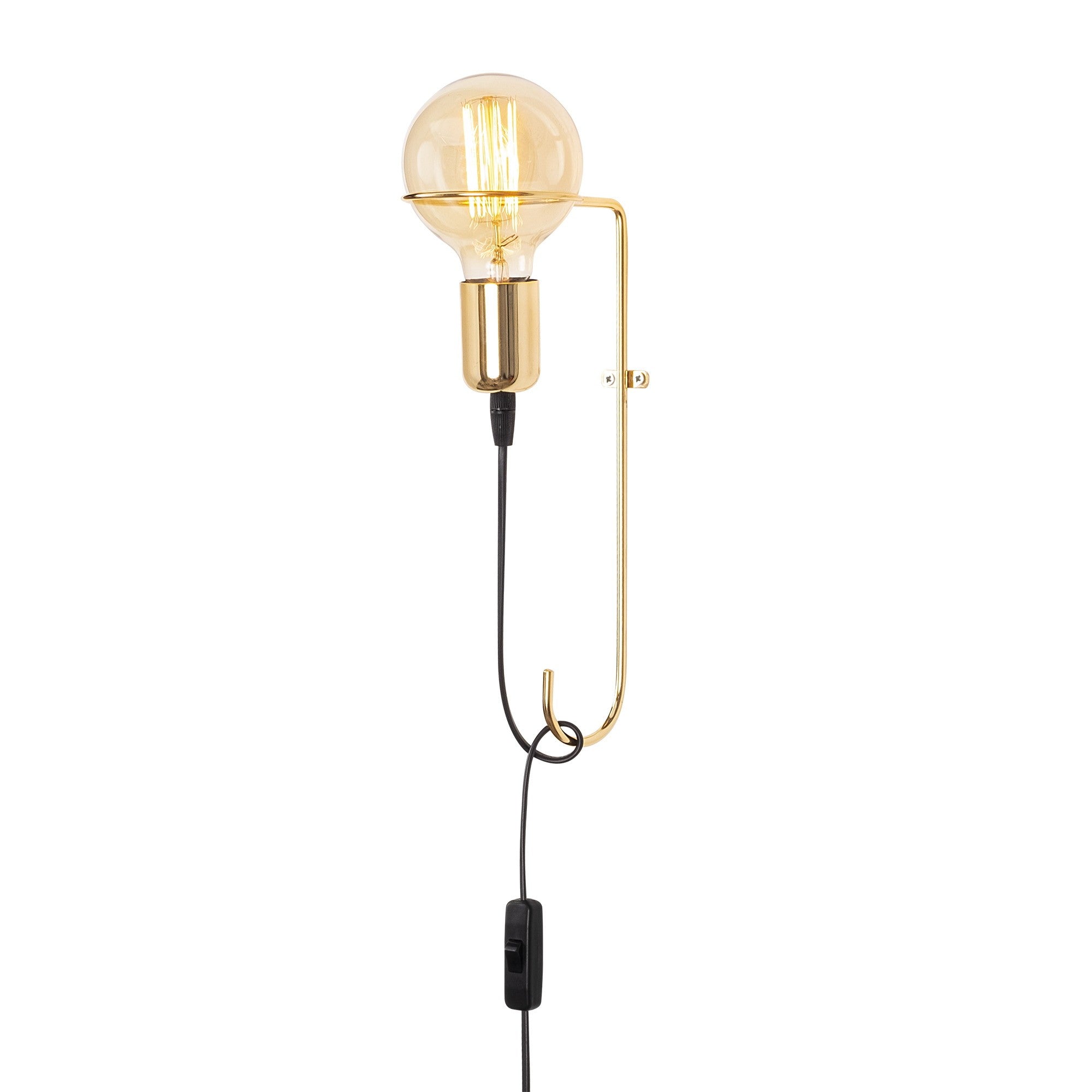 Verleihen Sie Ihrem Zuhause mit der goldenen Pota Wandleuchte von Opviq einen Hauch von Luxus und modernem Stil. Ideal für gemütliche Ecken!