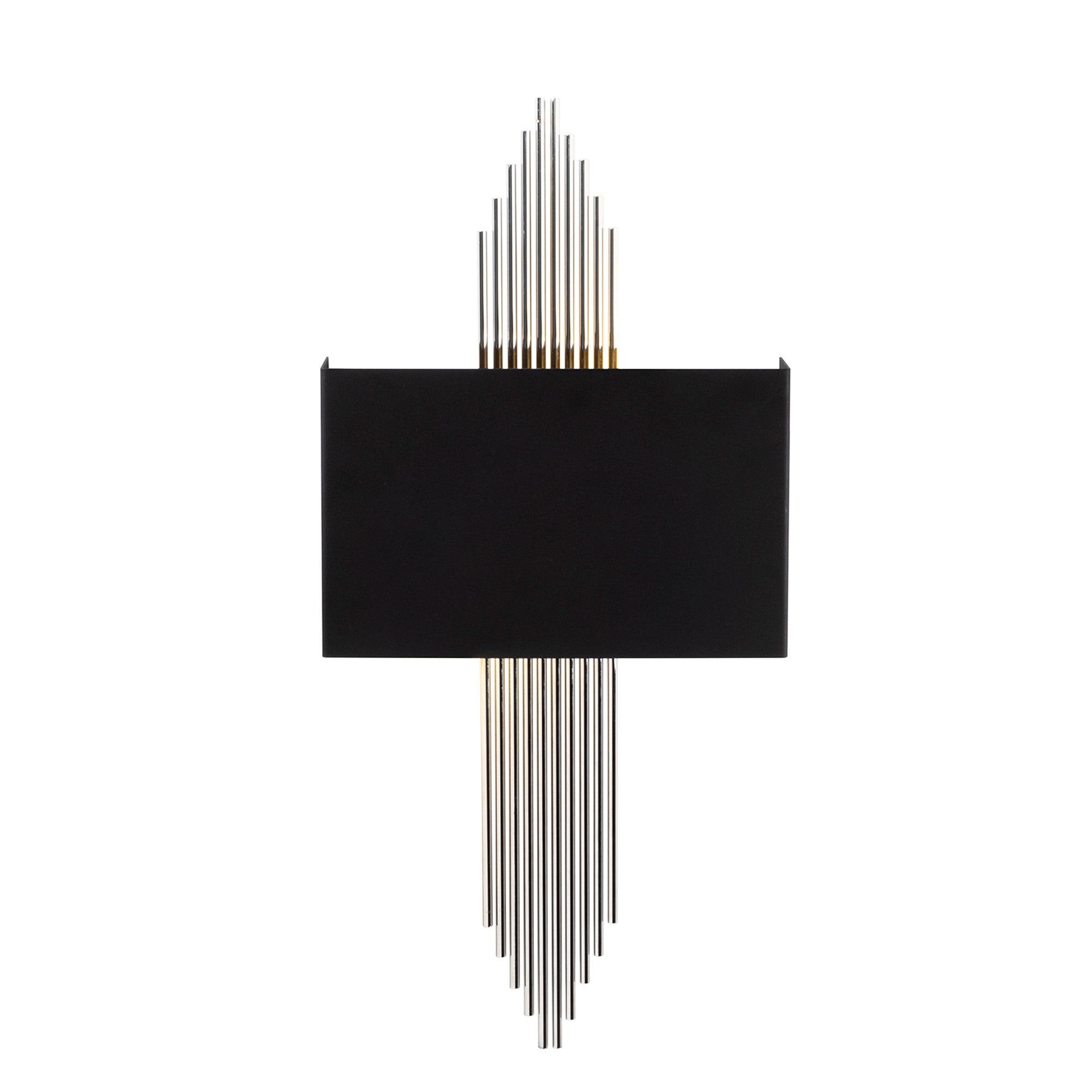 Verleihen Sie Ihrem Raum mit der stilvollen 614 Wandleuchte von Opviq in Schwarz Silber einen modernen Akzent. Ideal für jedes Ambiente.