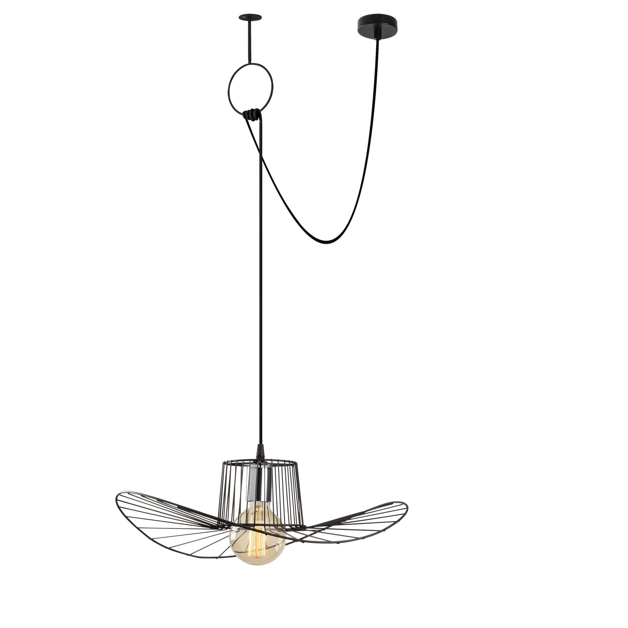 Verleihen Sie Ihrem Raum mit der eleganten Tel Pendelleuchte in Schwarz von Opviq einen Hauch von Raffinesse. Ideal für zeitgenössische Einrichtungen.