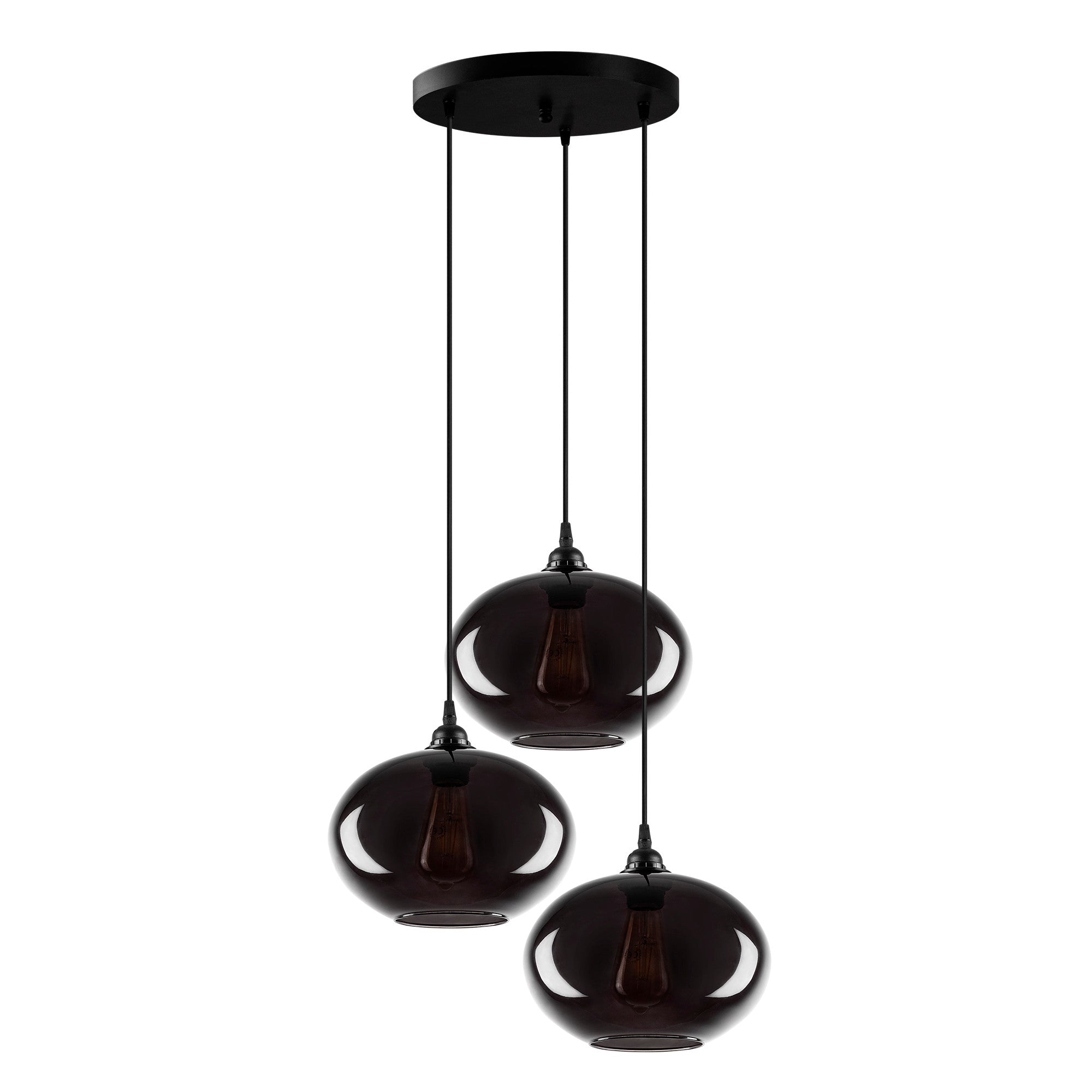 Smoked - 051 in Rauch präsentiert im Onlineshop von KAQTU Design AG. Pendelleuchte ist von Opviq