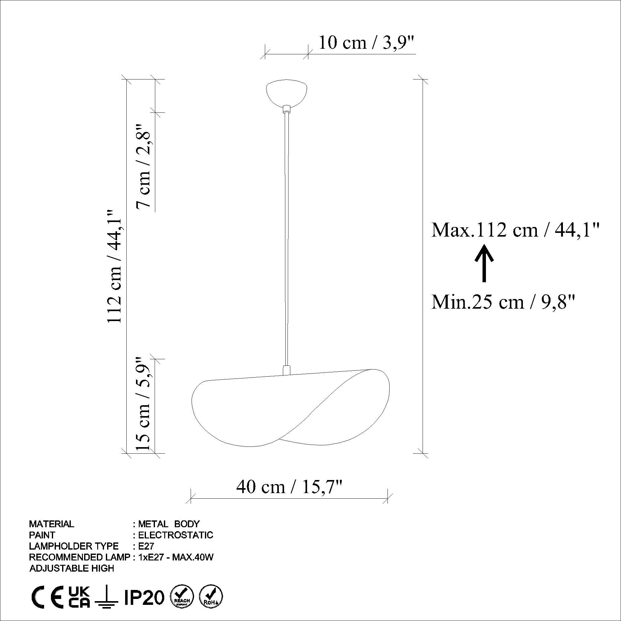 Elegante Pendellampe Vatoz in zartem Minze, ideal für kreative Raumgestaltungen und stimmungsvolle Beleuchtungseffekte.
