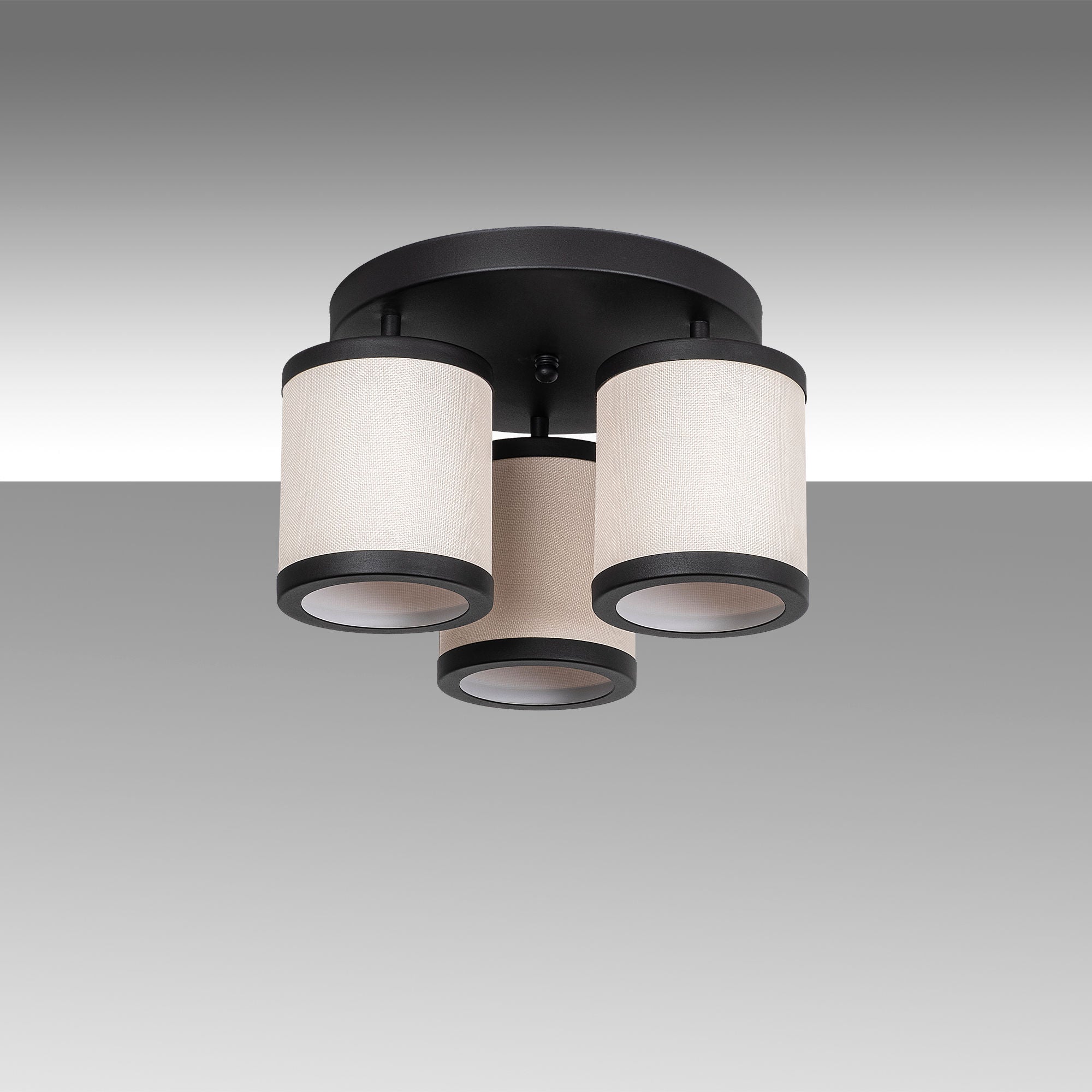 Moderne Way Deckenleuchte von Opviq in Schwarz-Weiß. Kunstvolles Design für stilvolle Akzente und individuelles Lichtambiente in jedem Raum.