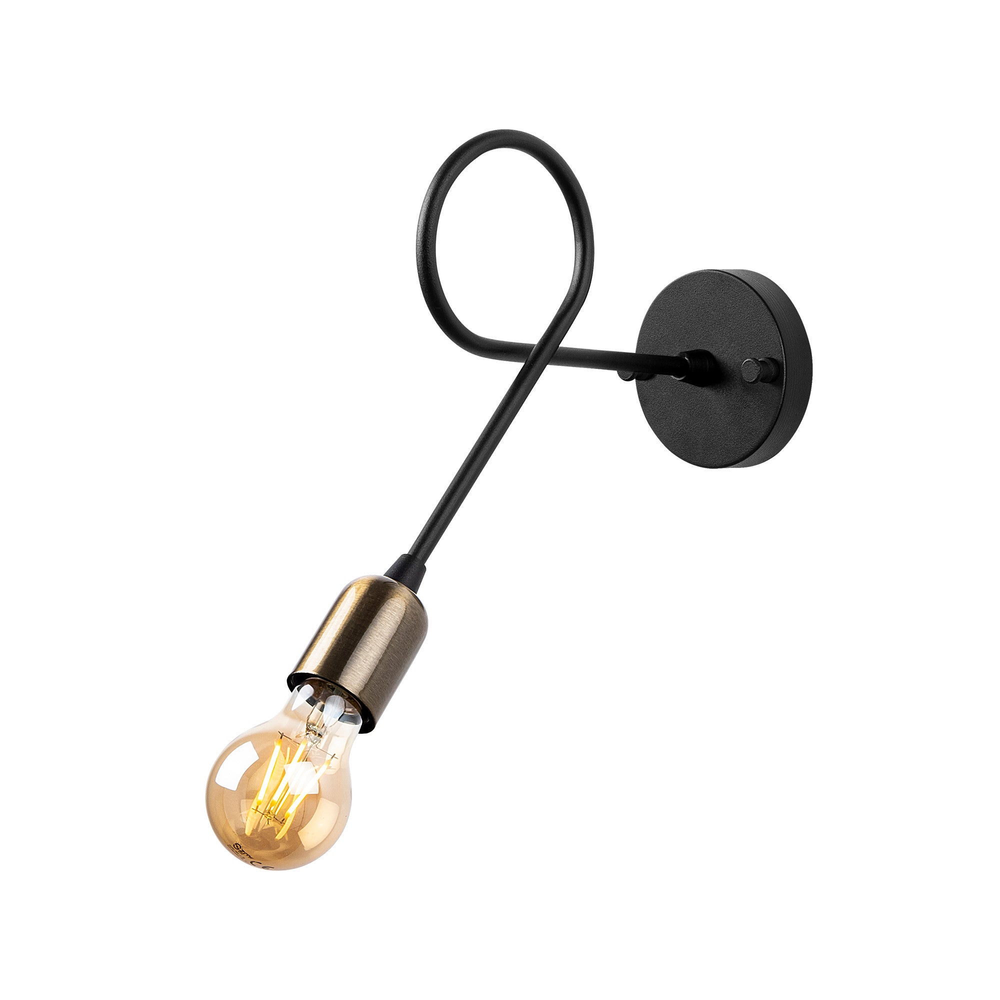Erleben Sie die Viraj Wandleuchte von Opviq – eine elegante, schwarze Wandlampe im Vintage-Stil, die jeden Raum mit warmem Licht und Charme erfüllt.