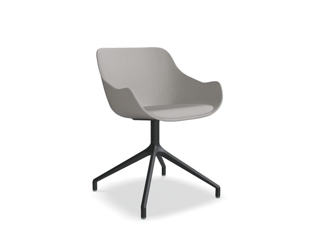 Baltic Classic BL4P19 - Stuhl Drehbasis in Blau präsentiert im Onlineshop von KAQTU Design AG. Drehstuhl ist von Mdd