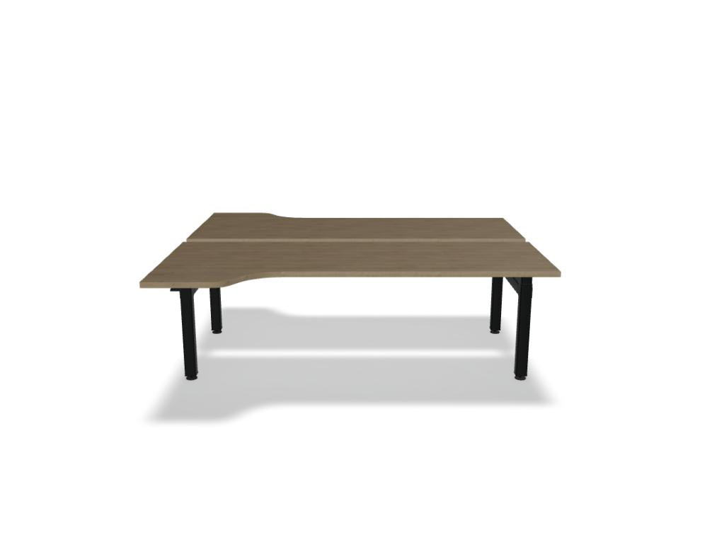 Ogi Drive Bench BODK570 - Doppelschreibtisch mit elektrischer Höhenverstellung, zweimotoriges Gestell in Honigeiche präsentiert im Onlineshop von KAQTU Design AG. Schreibtisch ist von Mdd