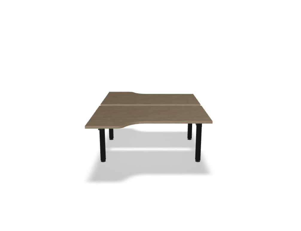 Ogi Drive Bench BODK614 - Doppelschreibtisch mit elektrischer Höhenverstellung, zweimotoriges Gestell in Honigeiche präsentiert im Onlineshop von KAQTU Design AG. Schreibtisch ist von Mdd