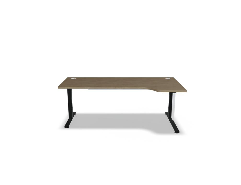 Ogi Drive BODK687 - Schreibtisch elektrisch höhenverstellbar, zweimotoriges Gestell in Honigeiche präsentiert im Onlineshop von KAQTU Design AG. Schreibtisch ist von Mdd