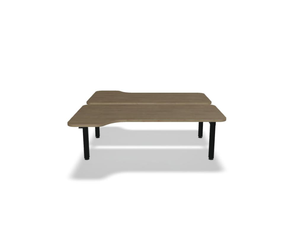 Ogi Drive Bench BODKZ618 - Doppelschreibtisch mit elektrischer Höhenverstellung, zweimotoriges Gestell in Honigeiche präsentiert im Onlineshop von KAQTU Design AG. Schreibtisch ist von Mdd