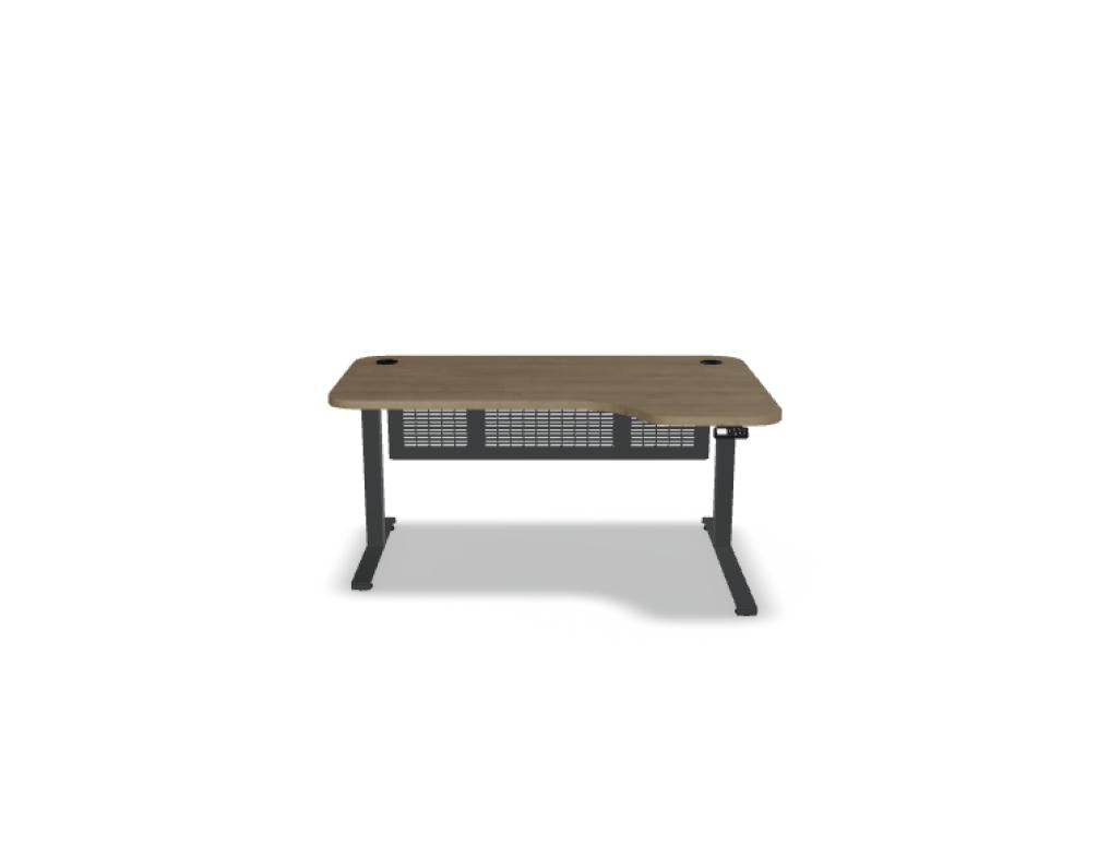 Ogi Drive BODKZ647 - Schreibtisch elektrisch höhenverstellbar, zweimotoriges Gestell in Honigeiche präsentiert im Onlineshop von KAQTU Design AG. Schreibtisch ist von Mdd