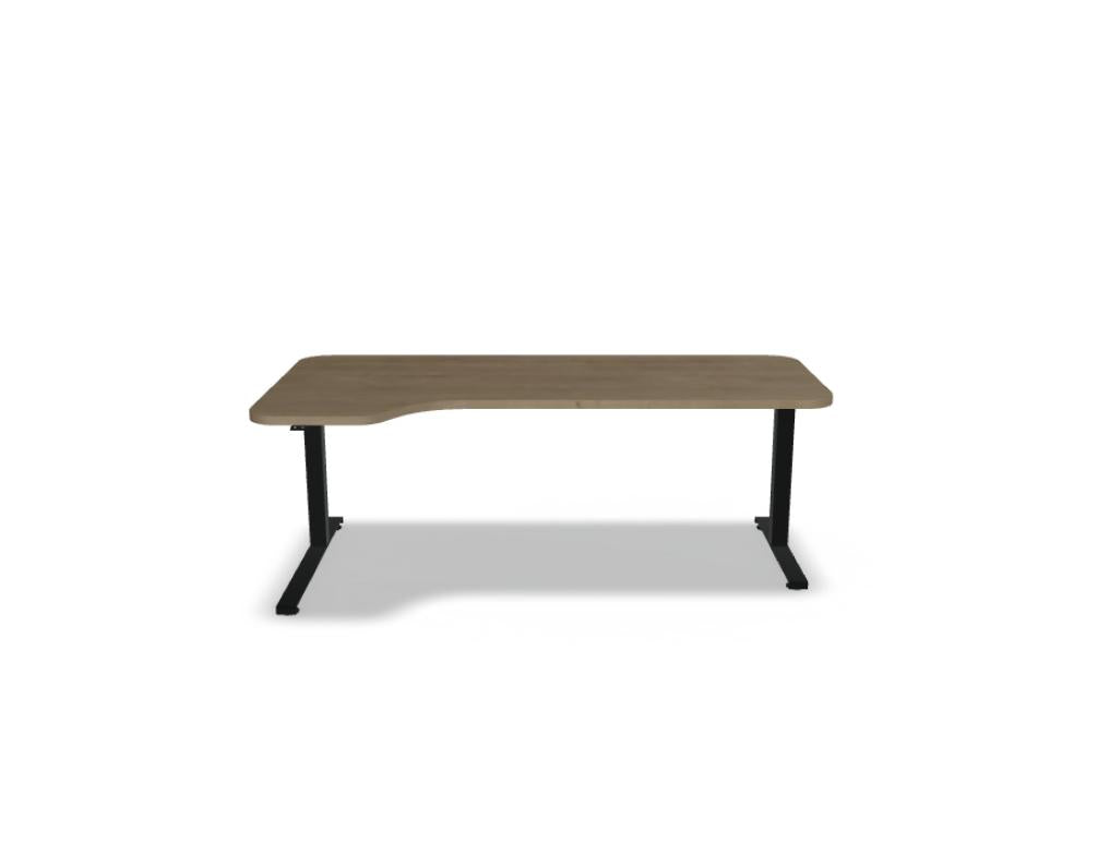 Ogi Drive BODKZ687 - Schreibtisch elektrisch höhenverstellbar, zweimotoriges Gestell in Honigeiche präsentiert im Onlineshop von KAQTU Design AG. Schreibtisch ist von Mdd